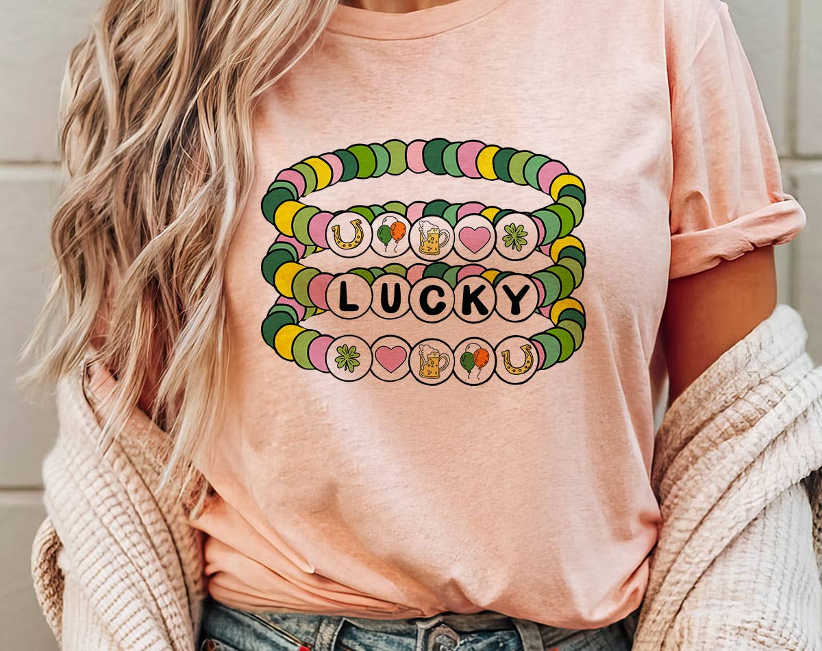 Lucky Friendship Bracelet - St Patrick's Day T-Shirt Hoodie, Sweatshirt | PodTeesHub.com