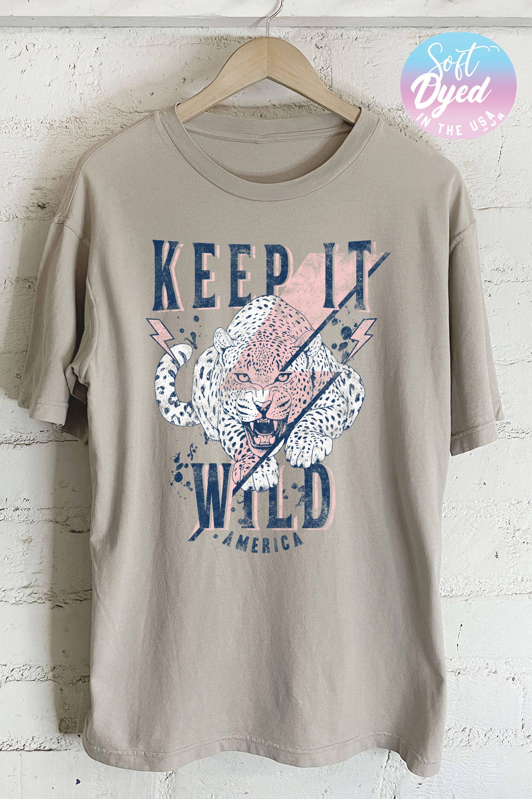 Keep It Wild-Oversized Tee Hoodie, Sweatshirt | PodTeesHub.com