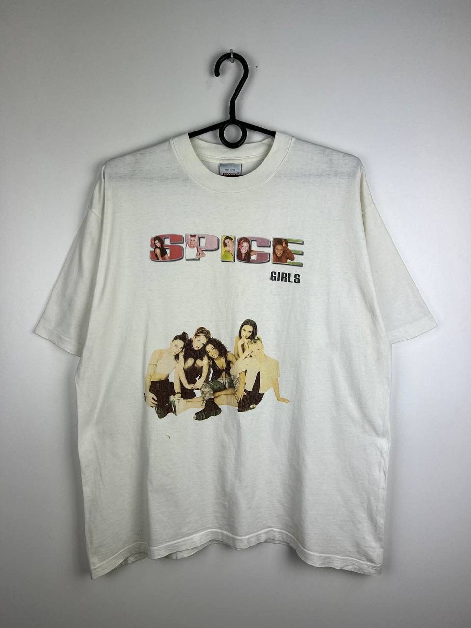 Band Tees Spice Girl 90s Vintage Band T Shirts Size M Hoodie, Sweatshirt | PodTeesHub.com