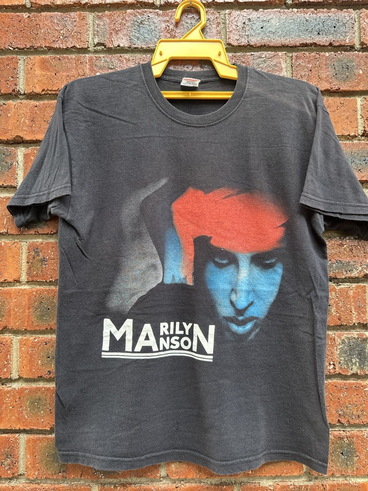 Rare Vintage Marilyn Manson Faded Tee Hoodie, Sweatshirt | PodTeesHub.com
