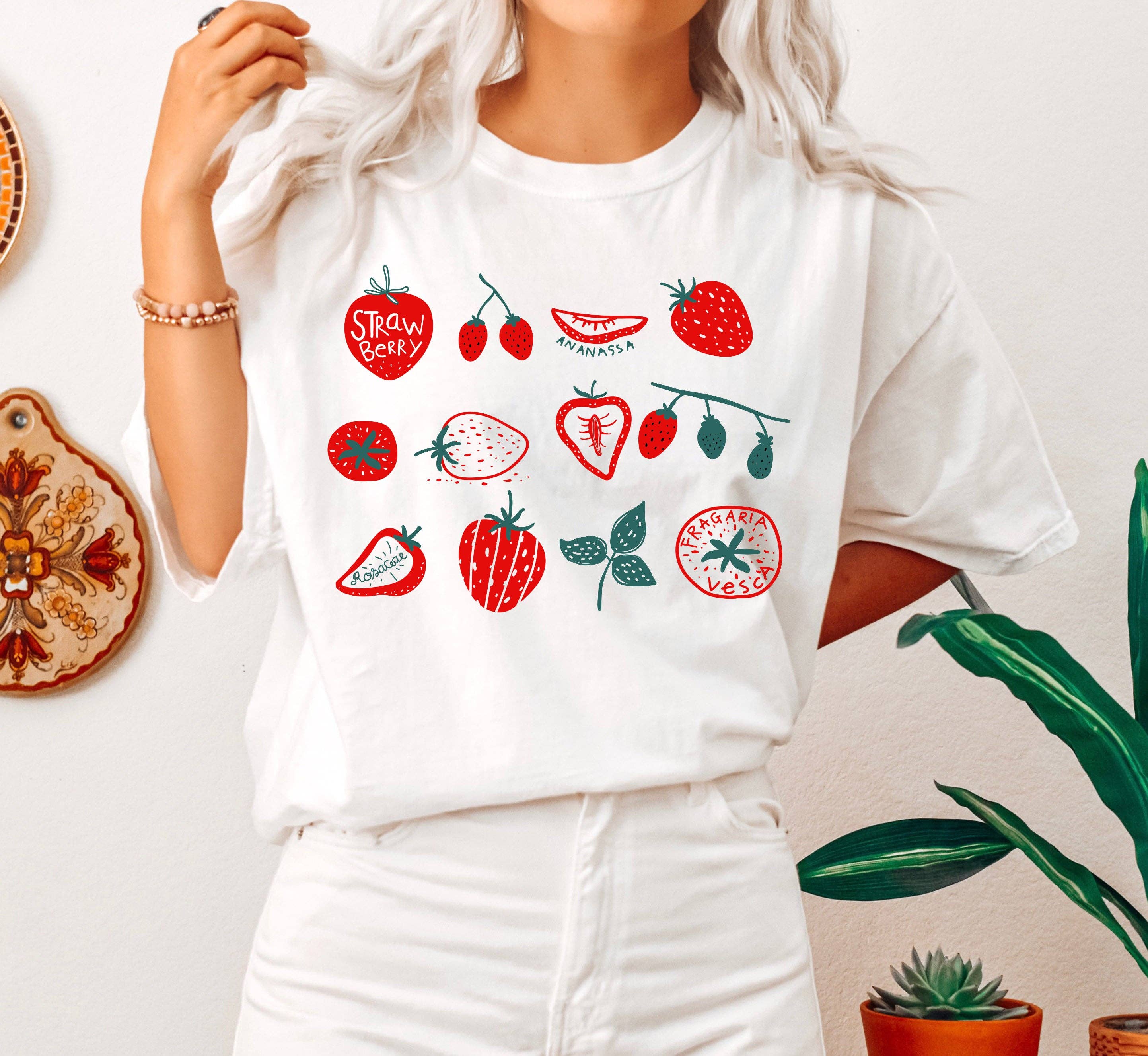 Strawberry Fruit Lover T-Shirt Hoodie, Sweatshirt | PodTeesHub.com