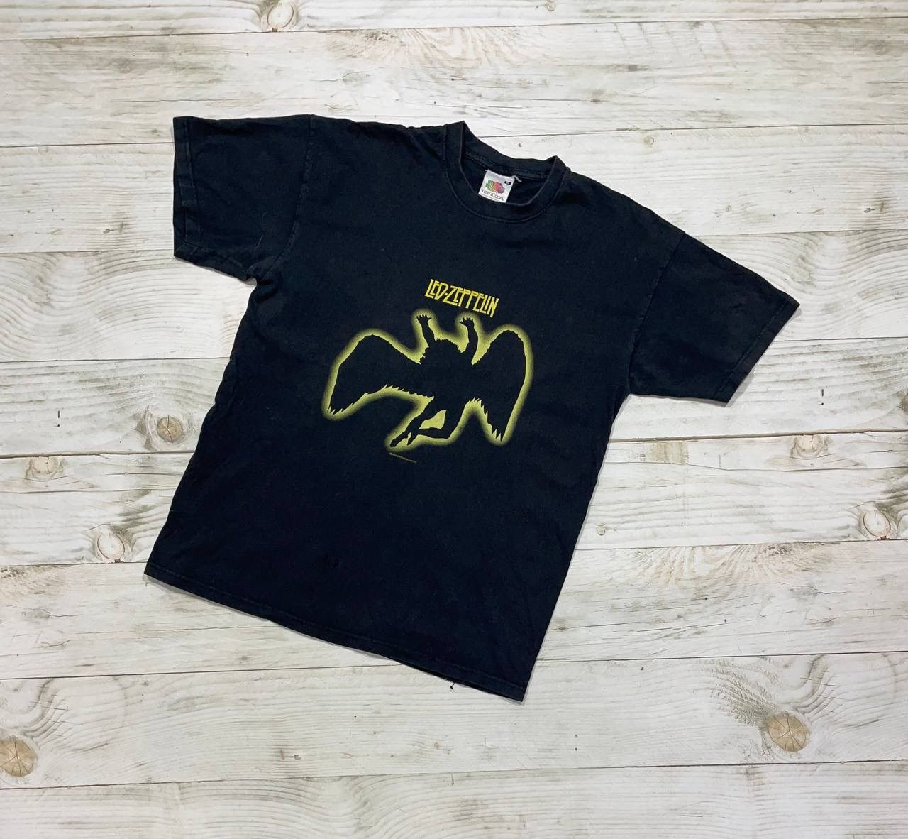 Zeppelin Vintage Led Zeppelin Band 2003 Silhouette Angel Logo T-Shirts, Hoodie, Sweatshirt