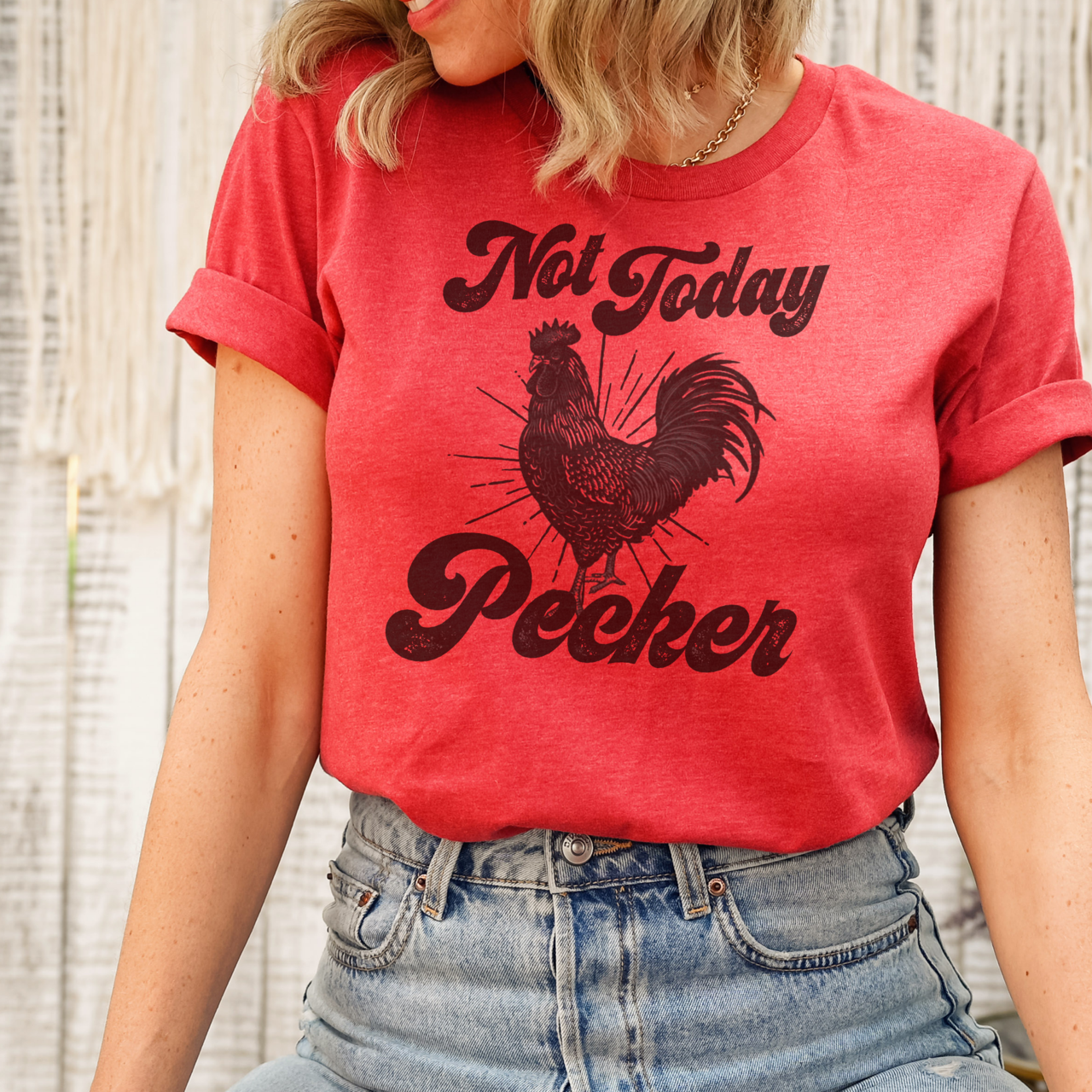 Not Today Pecker T-Shirt Hoodie, Sweatshirt | PodTeesHub.com