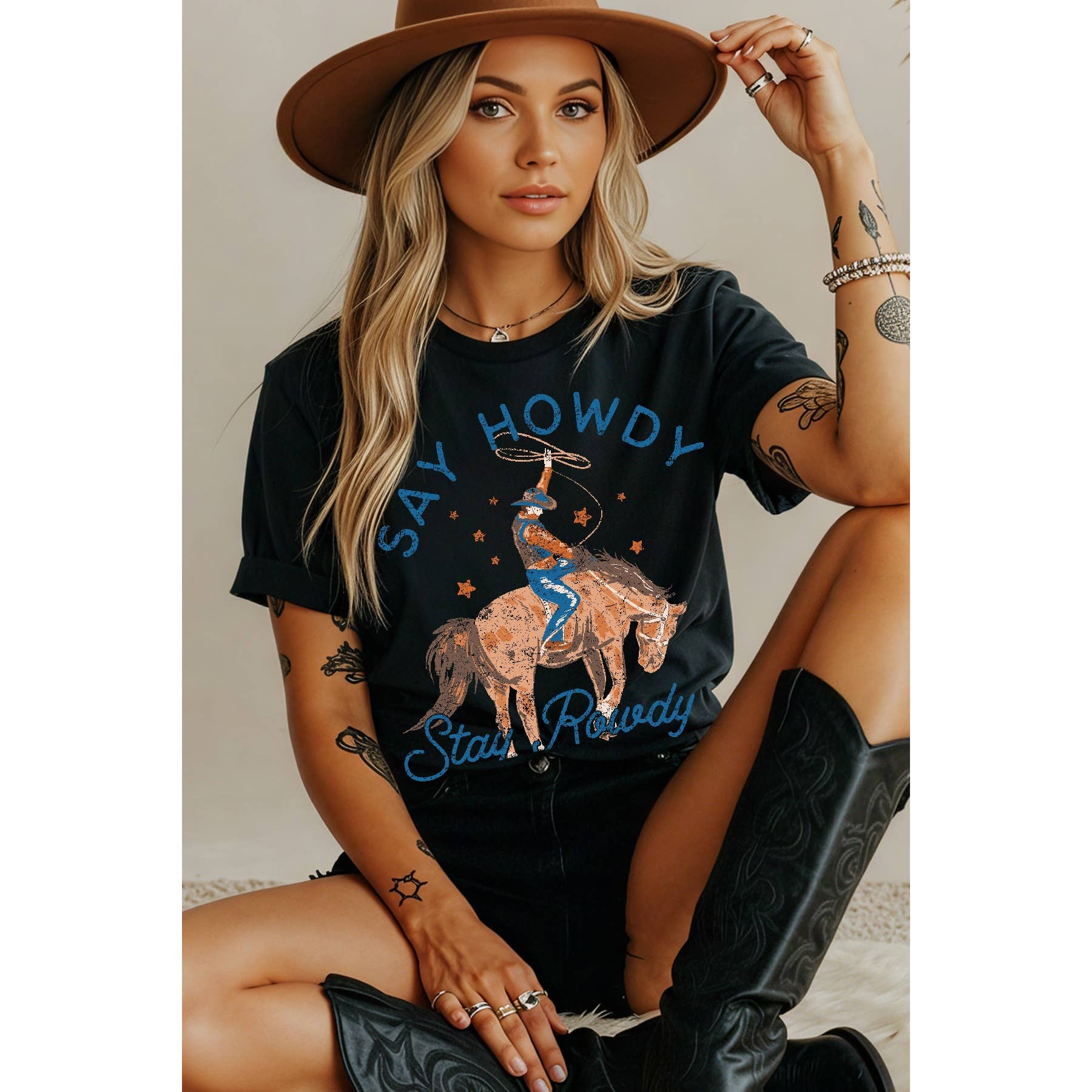 Say Howdy Short Sleeve T Shirt Hoodie, Sweatshirt | PodTeesHub.com