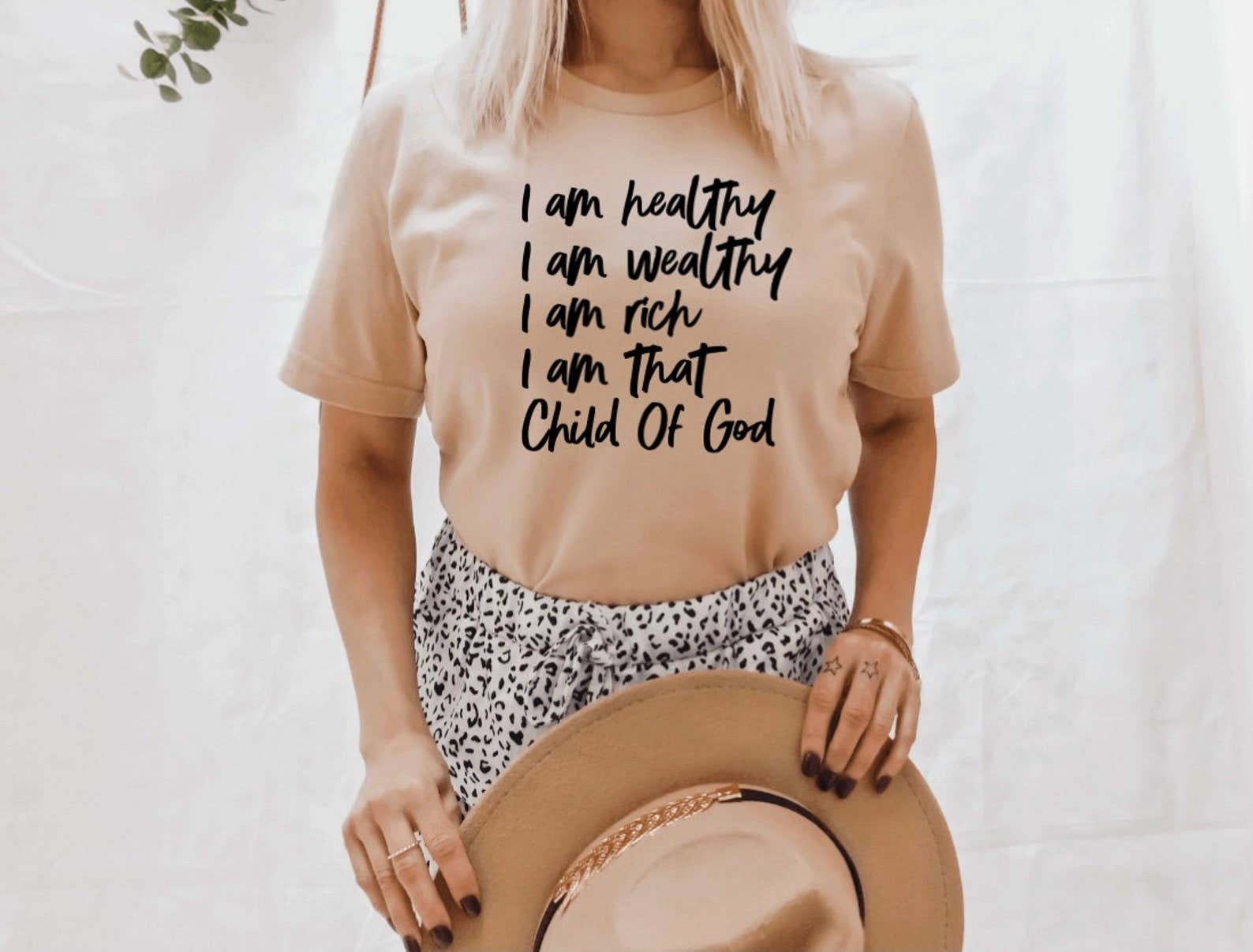 I Am Healthy I Am Wealthy I Am Rich Child of God T-Shirt Hoodie, Sweatshirt | PodTeesHub.com