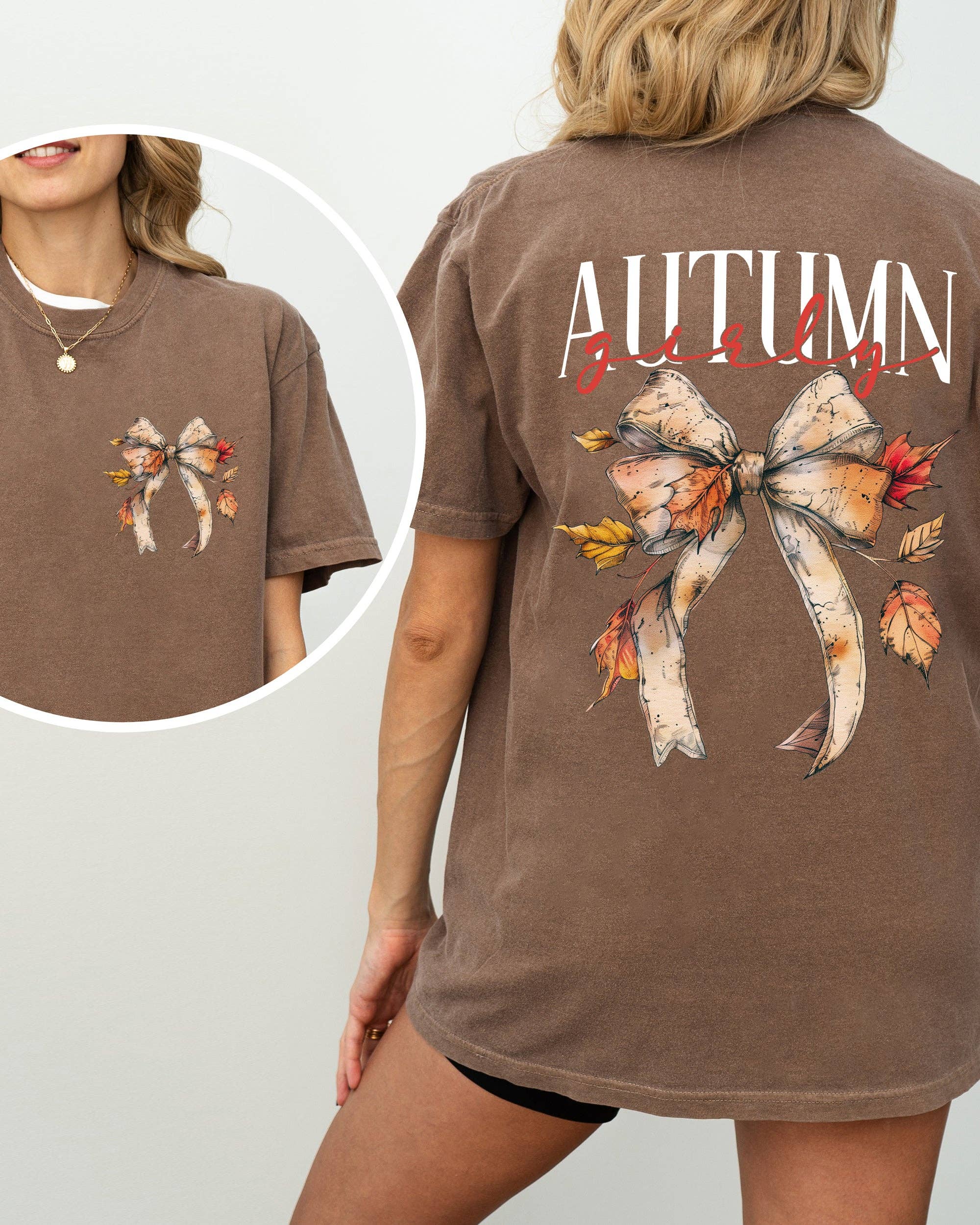Autumn Girly, Fall, Pumpkin Spice Latte, Thanksgiving Shirt Hoodie, Sweatshirt | PodTeesHub.com