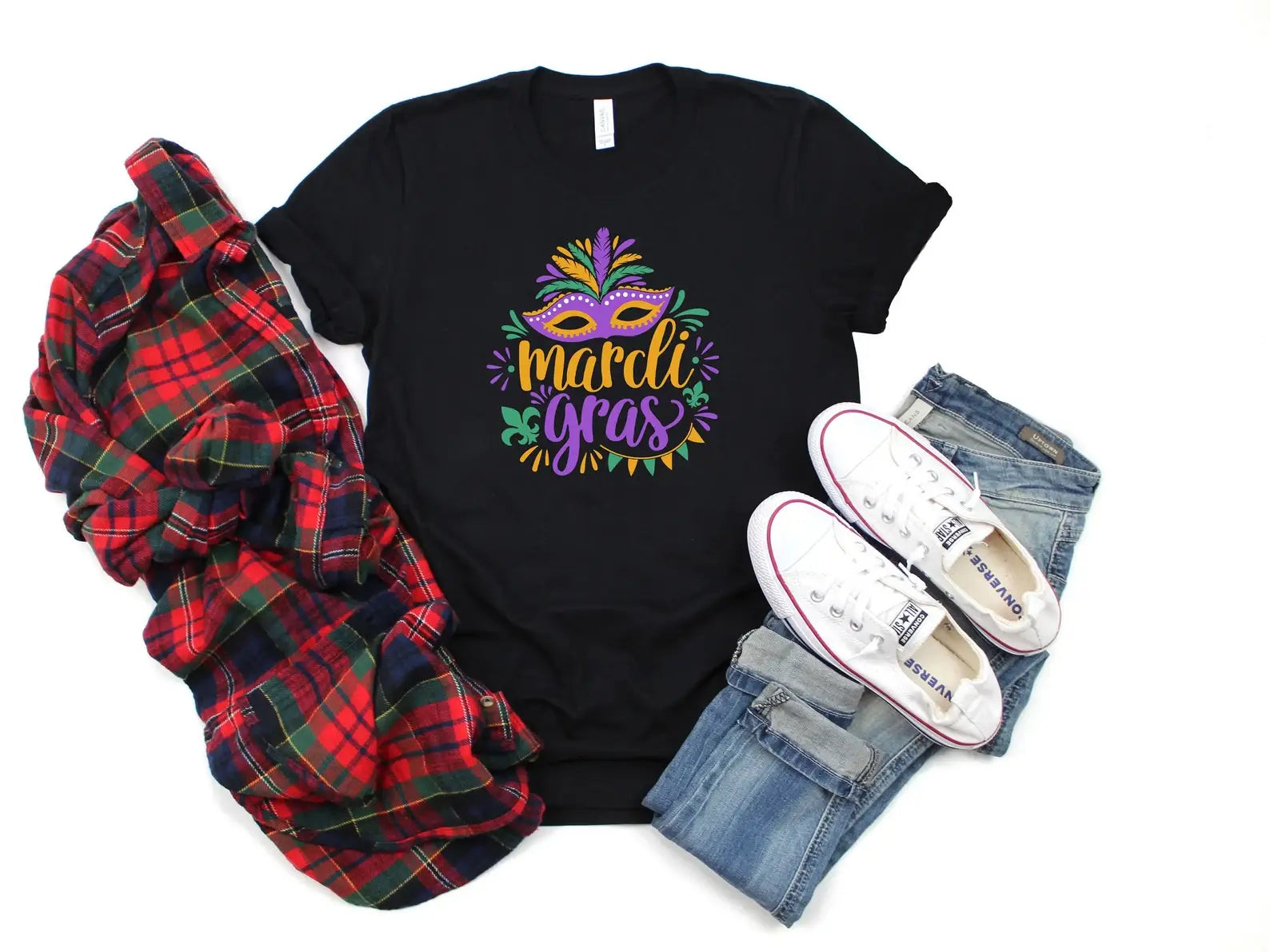 Mardi Gras Mask T-Shirt Hoodie, Sweatshirt | PodTeesHub.com