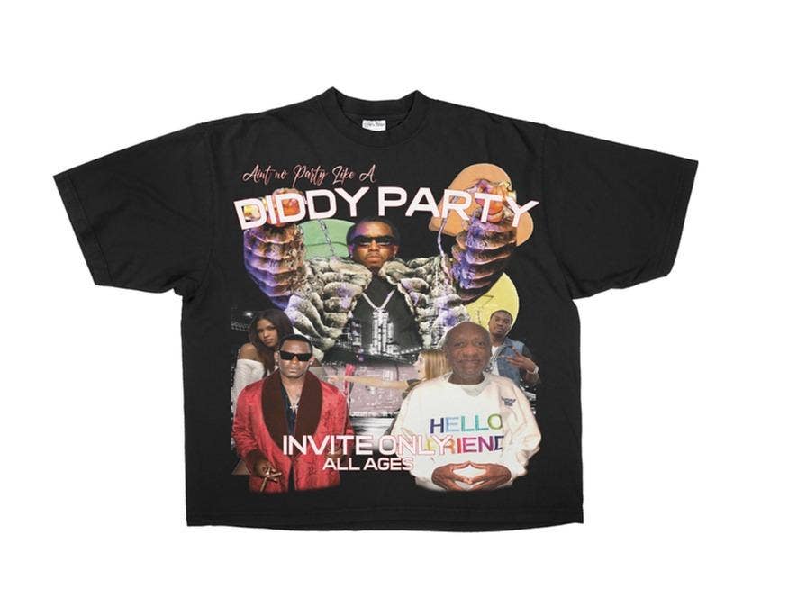 Ain't No Party Like A Diddy Party Hip Hop Rap Graphic Tee Hoodie, Sweatshirt | PodTeesHub.com