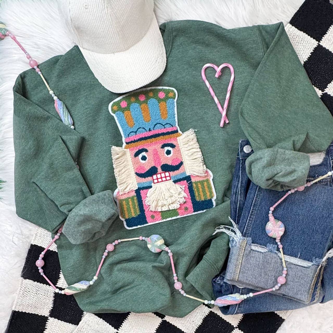 Yarn and Chenille Nutcracker Sweatshirt T-Shirts, Hoodie | PodTeesHub.com