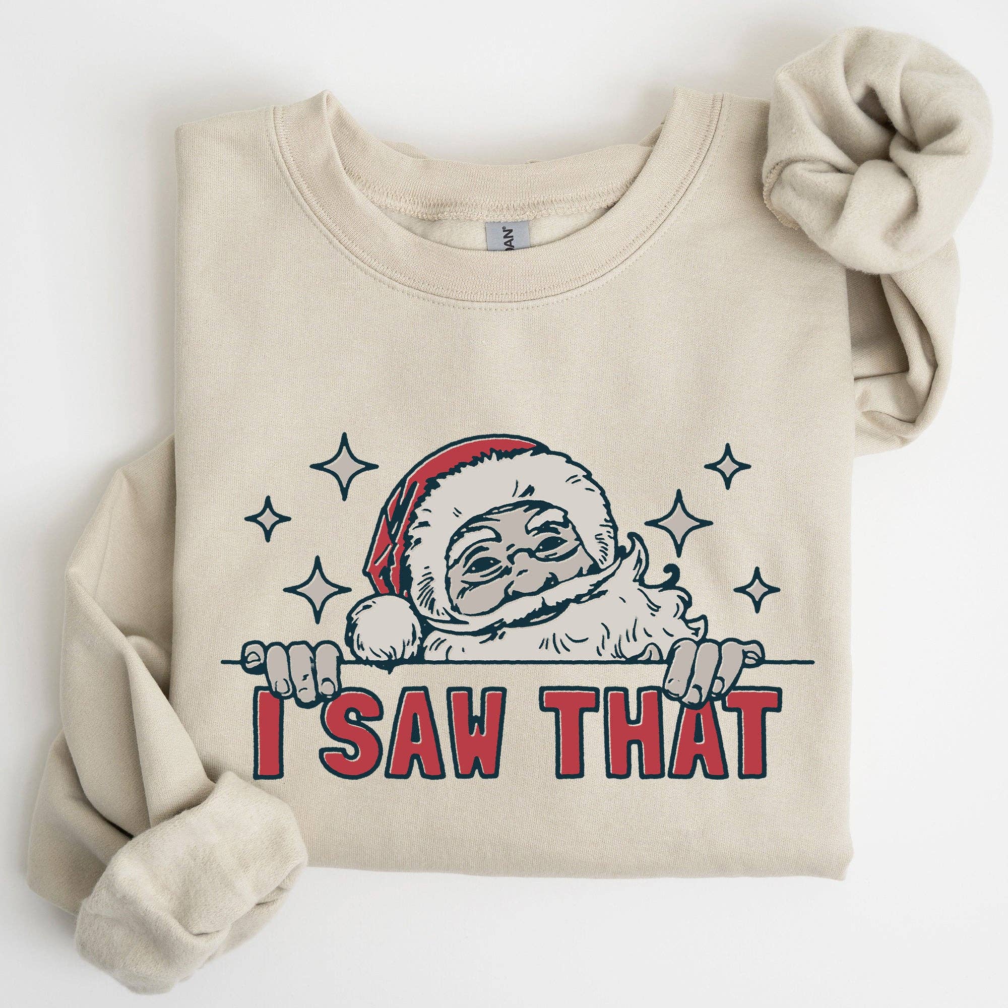 I Saw That, Christmas, Santa, Funny, Presents Sweatshirt T-Shirts, Hoodie | PodTeesHub.com