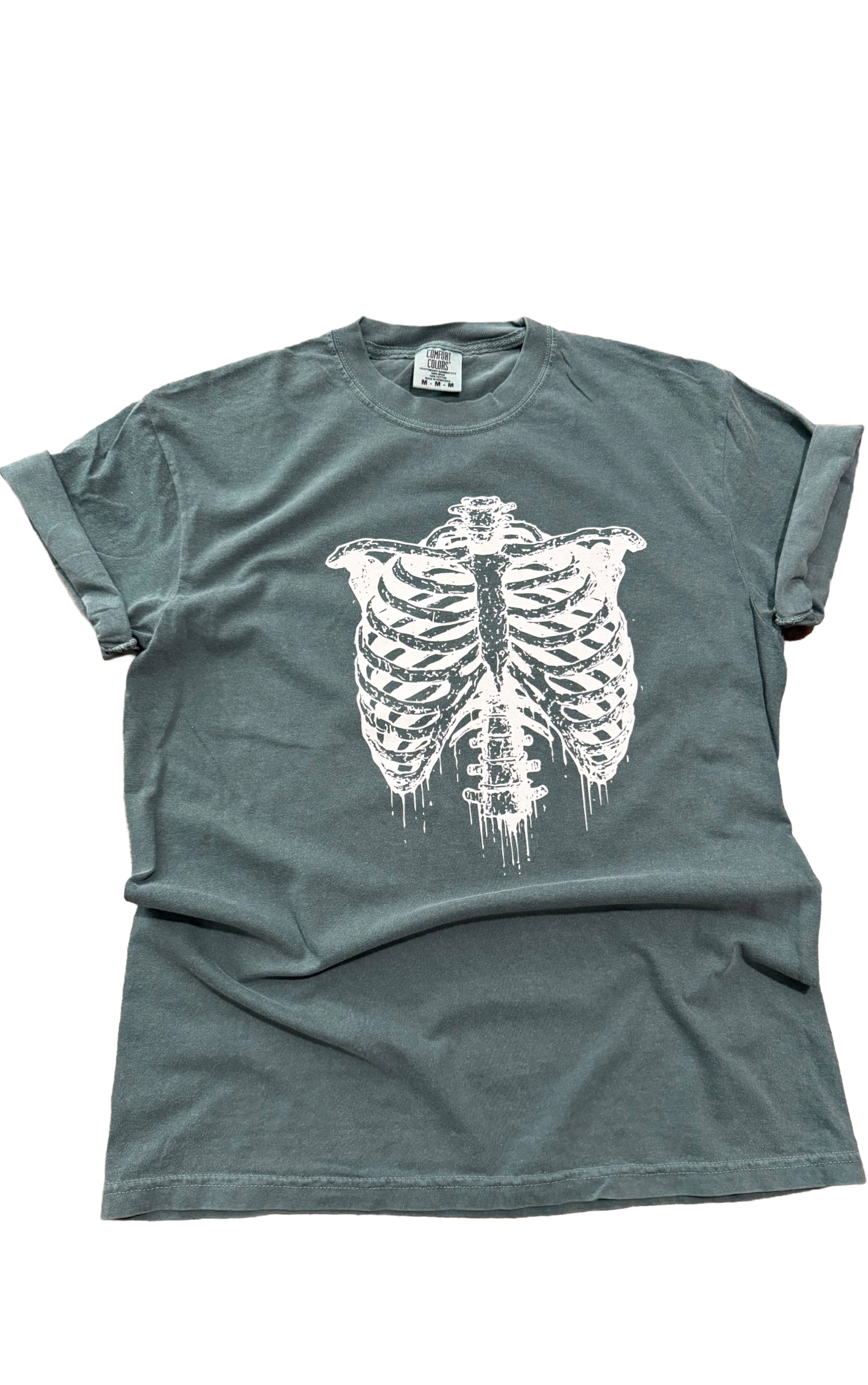 Drippy Skeleton Ribcage Tee Hoodie, Sweatshirt | PodTeesHub.com