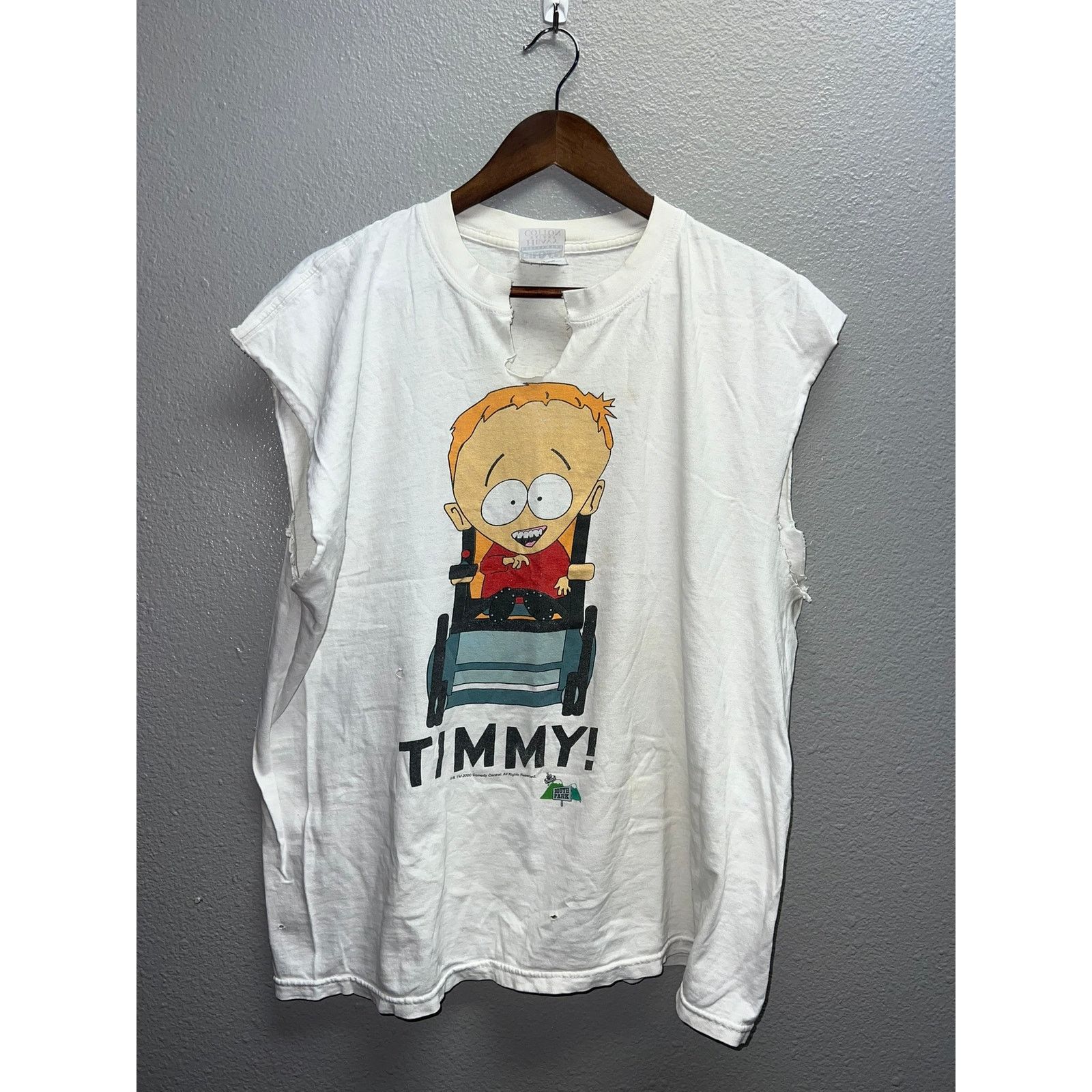 Gildan Vintage South Park Timmy Shirt Comedy Central Promo Tv Tee X Hoodie, Sweatshirt | PodTeesHub.com