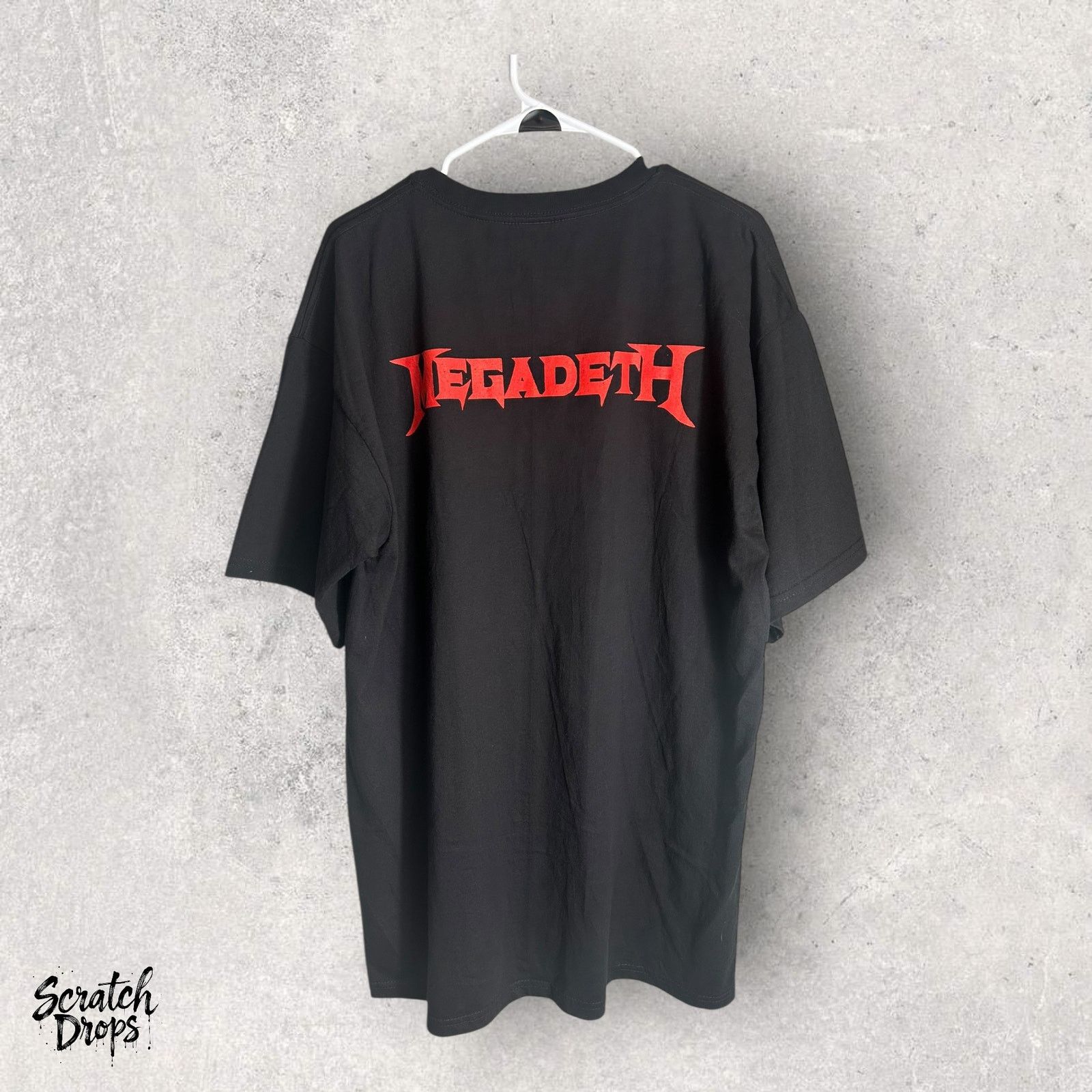 Other Ciclope Vintage Y2k Megadeth Band Tee Xxl Black Graphic Rock Hoodie, Sweatshirt | PodTeesHub.com