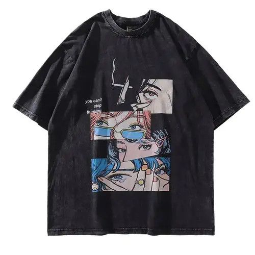 Stop Thinking Anime Cartoon Japanese Brand T-Shirts, Hoodie, Sweatshirt