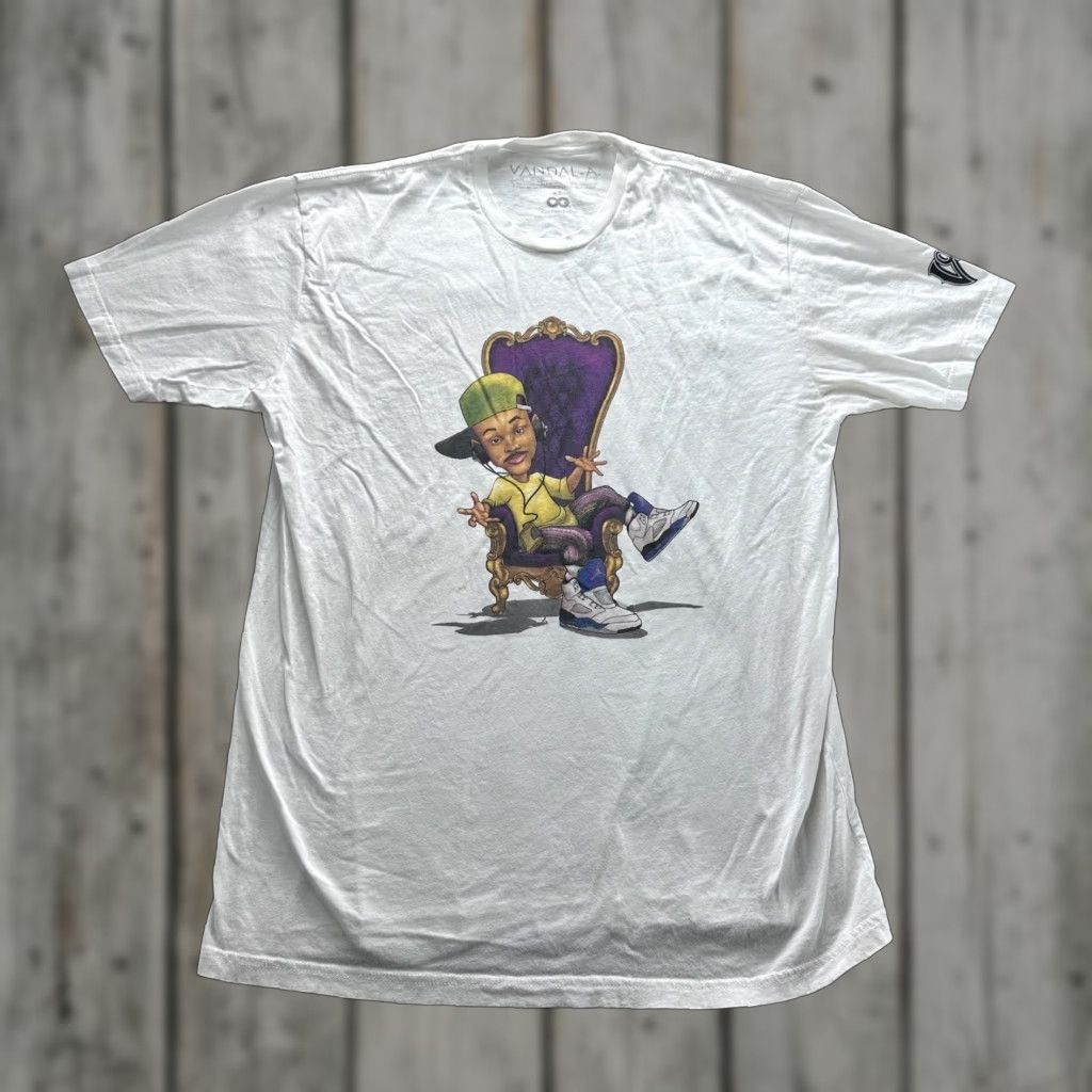 Vintage Vandal A Shirt Mens 2xl White Hip Hop Throne Cartoon Sneakerhead Graphic Og Hoodie, Sweatshirt | PodTeesHub.com