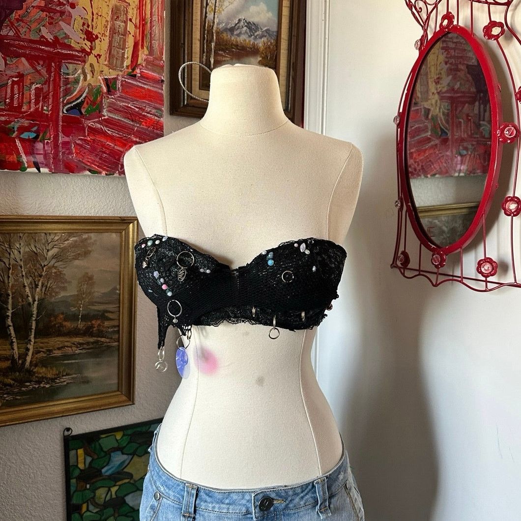 Custom Xoxo Mermaid Bra Fishnet Sequin Top T-Shirts, Hoodie, Sweatshirt