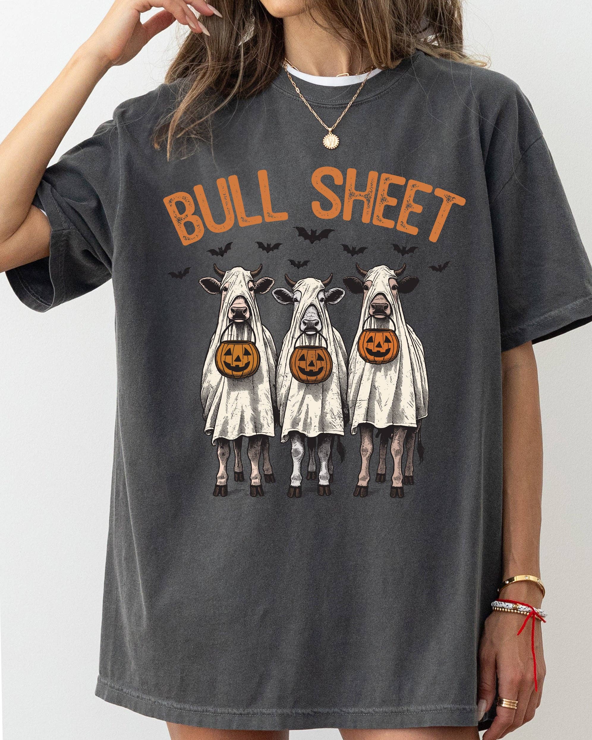 Bull Sheet, Cow Lovers, Farm, Ghost Western Halloween Tshirt Hoodie, Sweatshirt | PodTeesHub.com