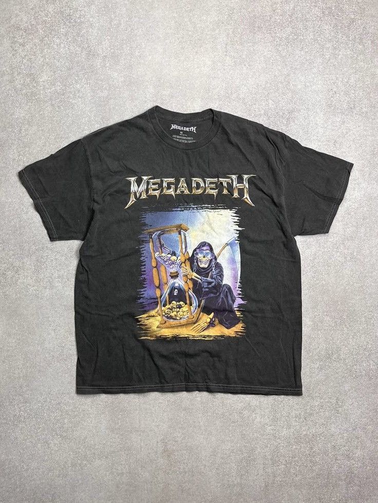 Band Tees Vintage Megadeath Promo T Shirt Y2k M Hoodie, Sweatshirt | PodTeesHub.com