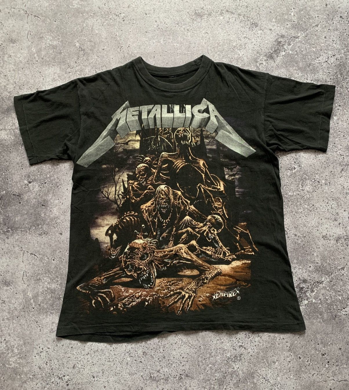 Vintage 90s Metallica Ride The Light Empyre Tee Sigle Stitc Hoodie, Sweatshirt | PodTeesHub.com