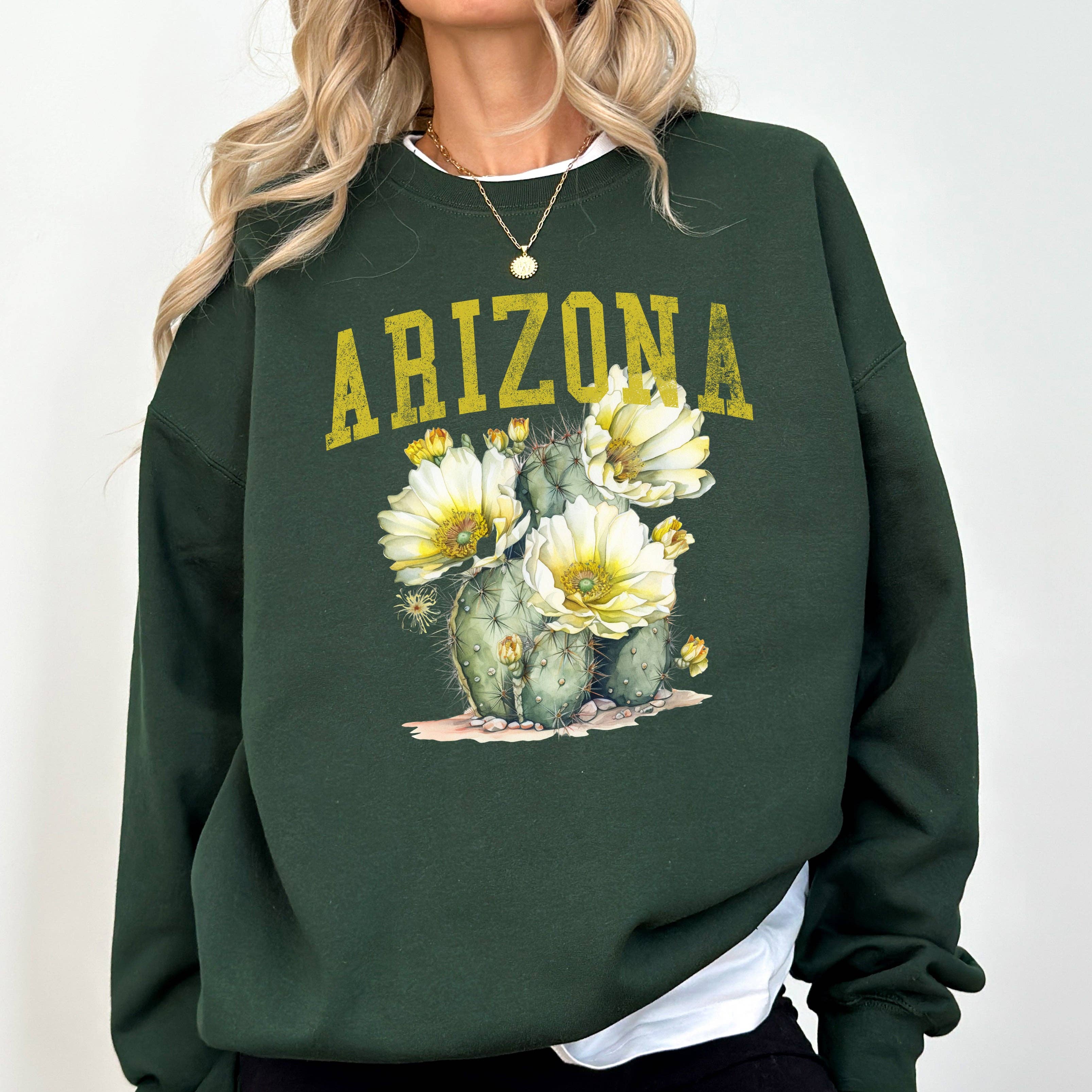Arizona State Flower Sweatshirt T-Shirts, Hoodie | PodTeesHub.com