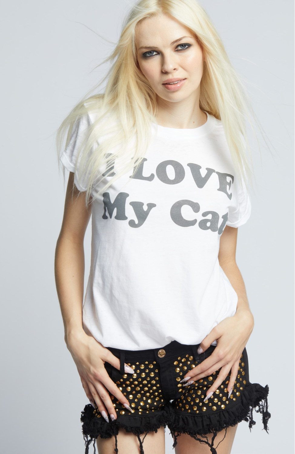 303334 - 130 I Love My Cat Burn Out Graphic Tee Hoodie, Sweatshirt | PodTeesHub.com