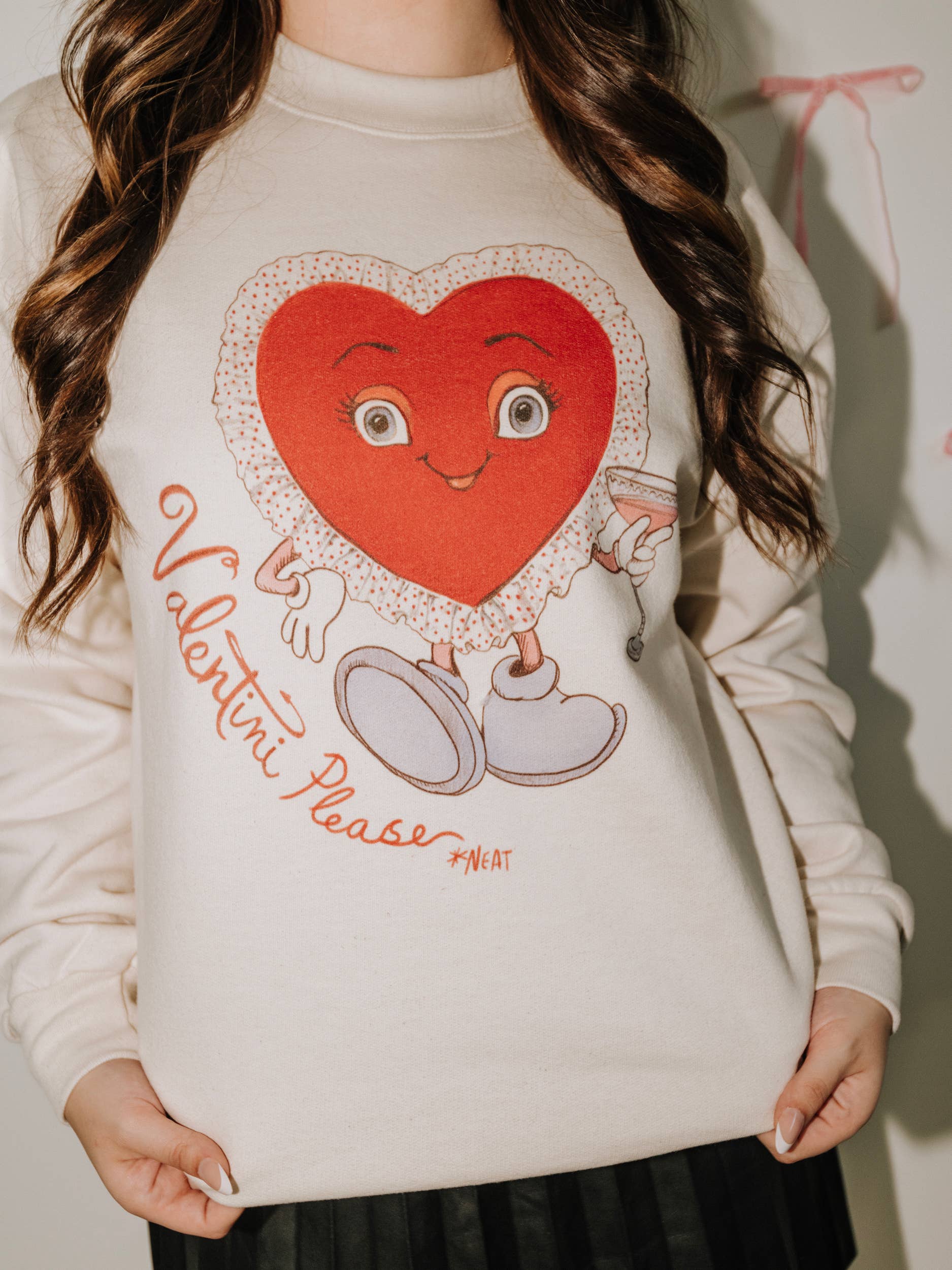 Valentine's Day Valentini Heart Natural Sweatshirt T-Shirts, Hoodie | PodTeesHub.com