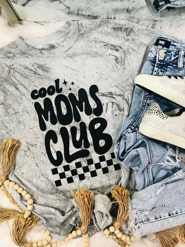 Cool Mom's Club Sparkly Checkered Color Blast Tee Hoodie, Sweatshirt | PodTeesHub.com