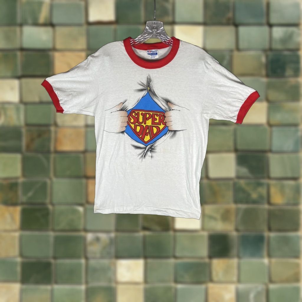Vintage 90s Superman Shirt T Shirt Size M Men Multicolor Crew Neck Short Sleeve 1990s All Se Hoodie, Sweatshirt