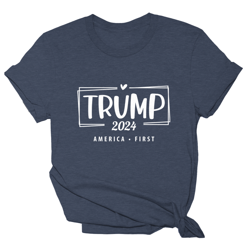Trump - America First 2024 Tee - 2293 Hoodie, Sweatshirt | PodTeesHub.com