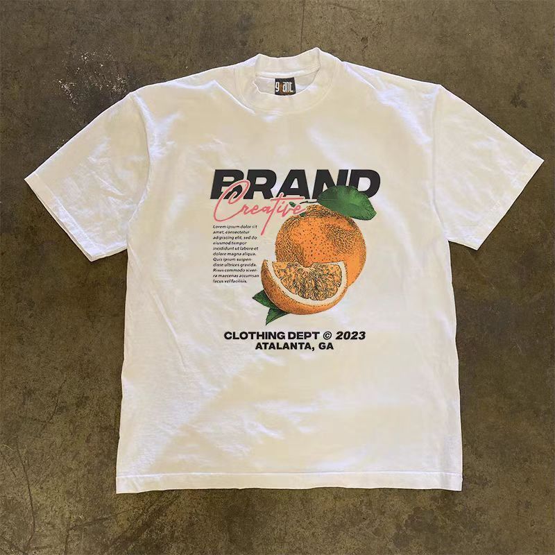 Vintage White Washed Retro Orange Print T-Shirts, Hoodie, Sweatshirt