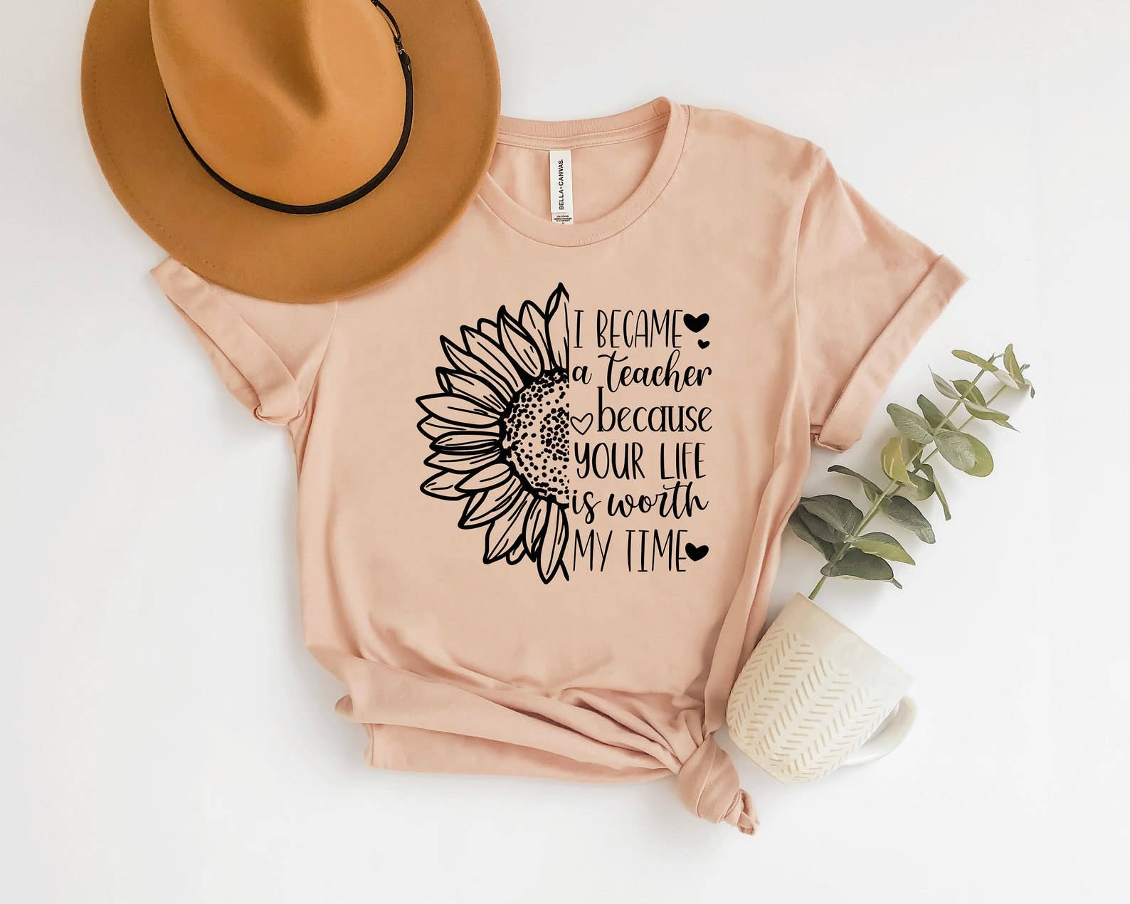 I Became A Teacher Your Life Is Worth My Time T-Shirt Hoodie, Sweatshirt | PodTeesHub.com