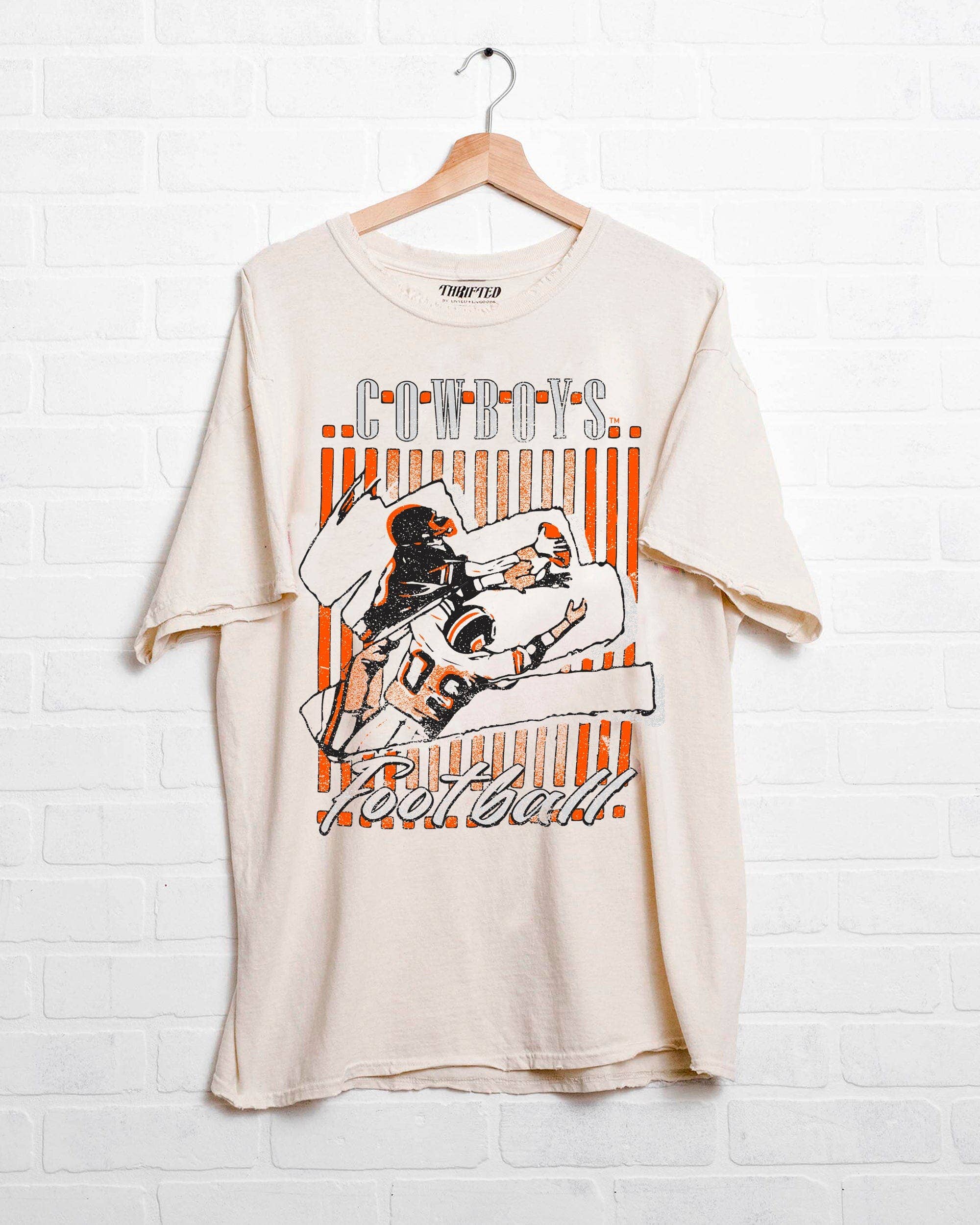 Osu Cowboys Beach Shade Off White Thrifted Tee Hoodie, Sweatshirt | PodTeesHub.com