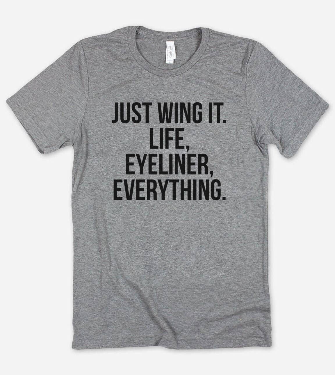 Just Wing It  - Funny Introvert Nerd Sassy T-Shirt Hoodie, Sweatshirt | PodTeesHub.com
