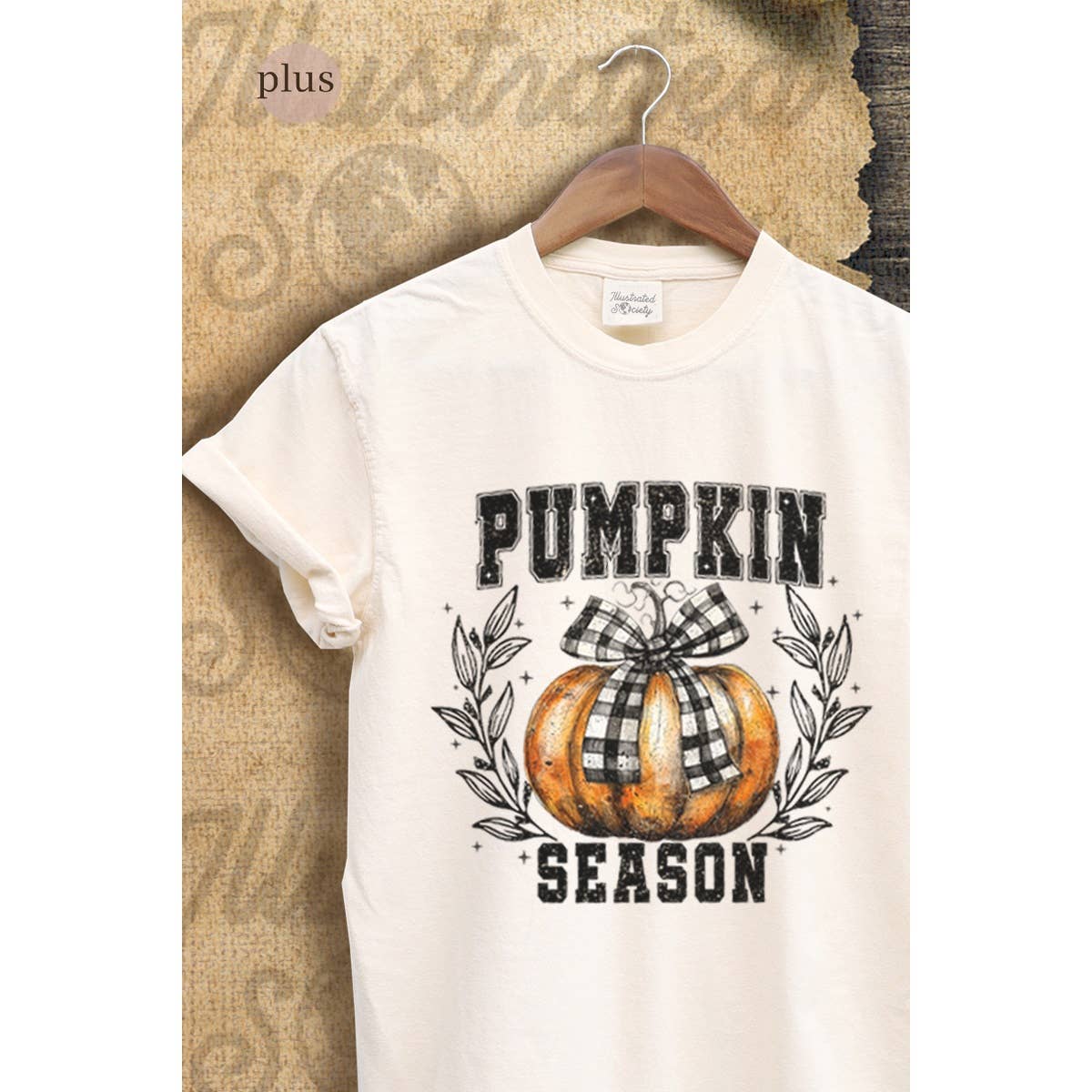 Pumpkin Season  Vintage Graphic Plus Tee Hoodie, Sweatshirt | PodTeesHub.com