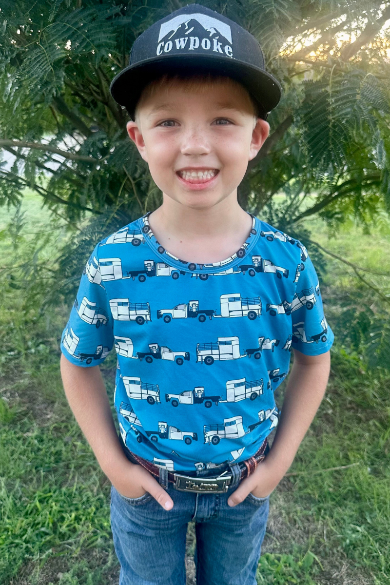 Lil' Hauler Kids Tee Hoodie, Sweatshirt | PodTeesHub.com