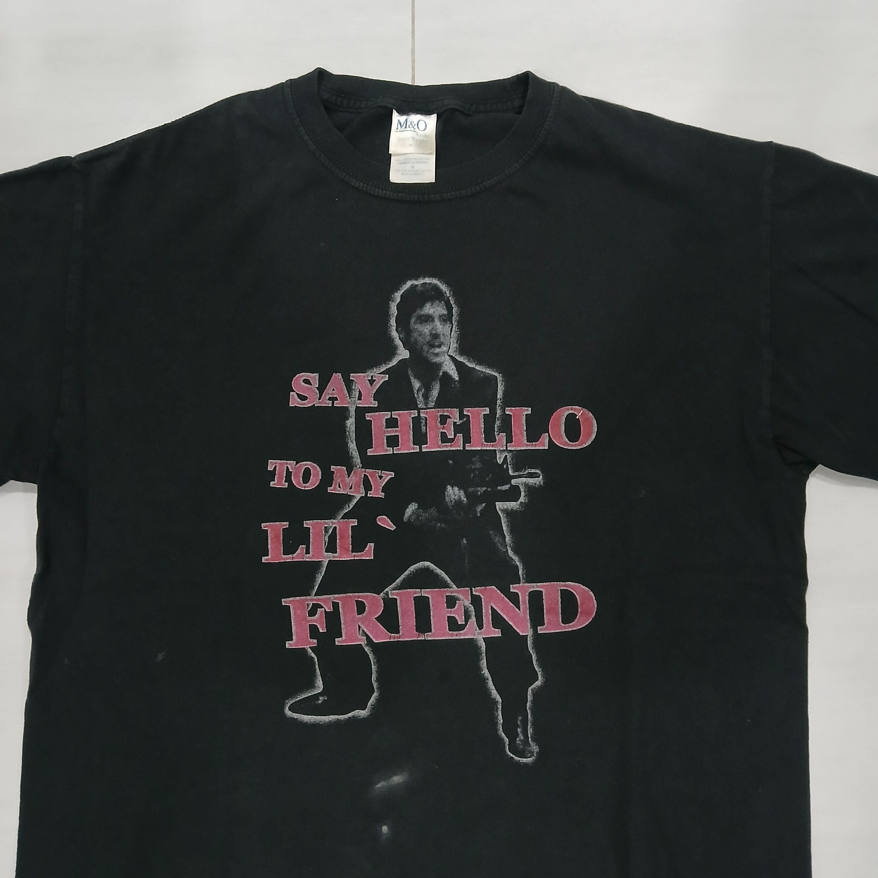 Vintage Scarface Say Hello To My Little Friend Vintage Tee 00 S Hoodie, Sweatshirt | PodTeesHub.com