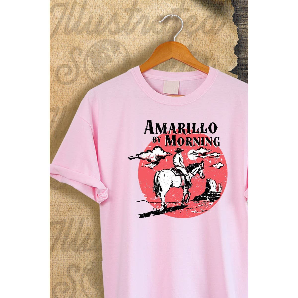 Amarillo By Morning  Vintage Graphic  Tee Hoodie, Sweatshirt | PodTeesHub.com