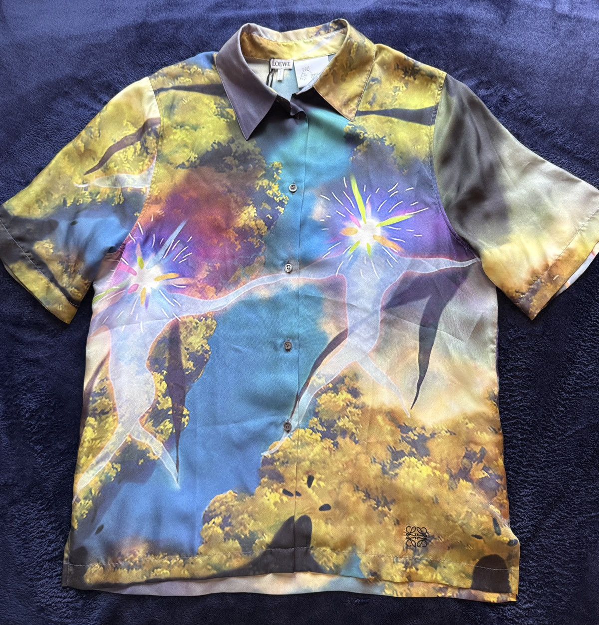 Loewe Studio Ghibli Howls Moving Castle Magic Sky Silk Shirt T-Shirts, Hoodie, Sweatshirt