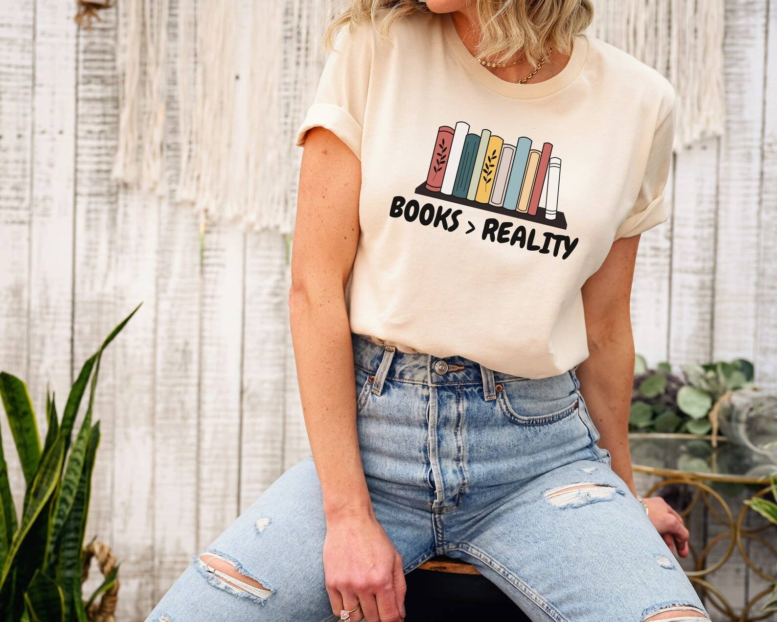 Books Over Reality T-Shirt Hoodie, Sweatshirt | PodTeesHub.com