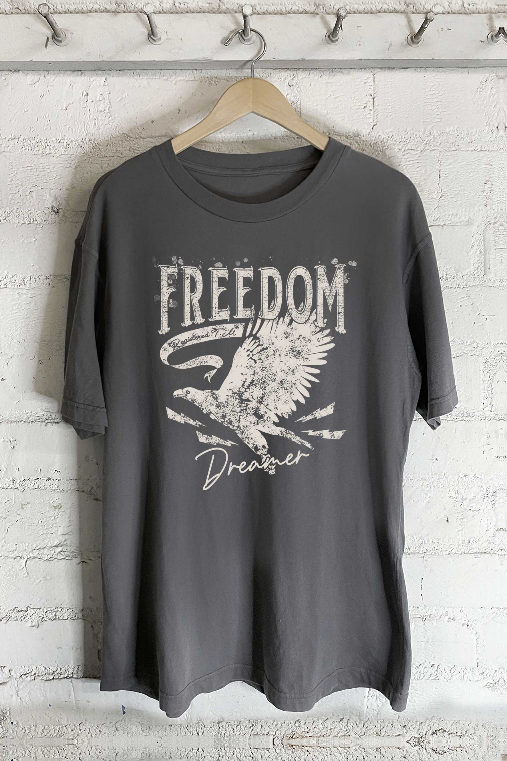 Freedom Dreamer-Oversized Tee Hoodie, Sweatshirt | PodTeesHub.com