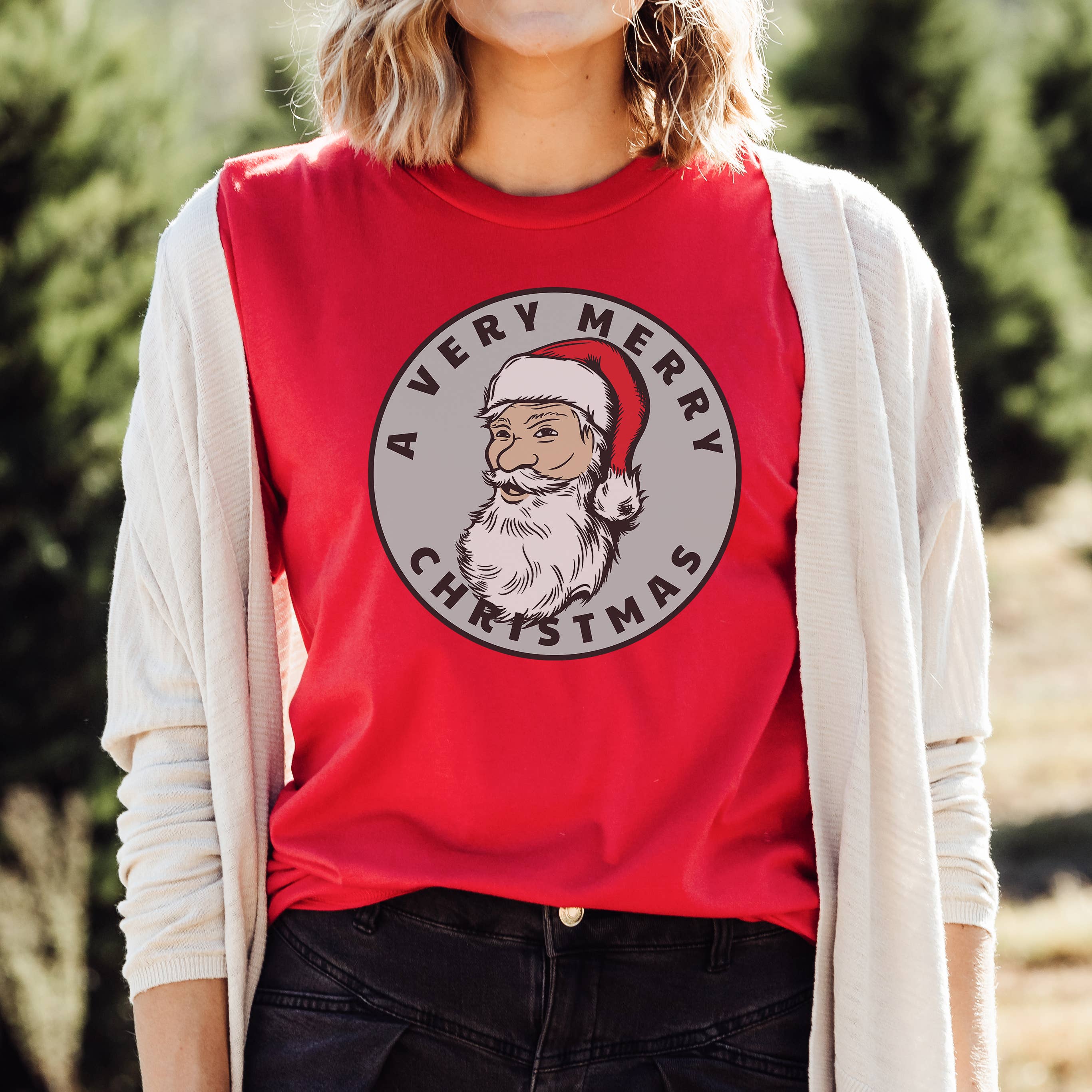 Santa Claus Tee | Christmas | Sizes XS-2XL Hoodie, Sweatshirt | PodTeesHub.com