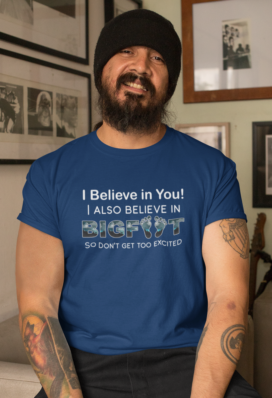 I Believe in You - Bigfoot Tshirt Hoodie, Sweatshirt | PodTeesHub.com