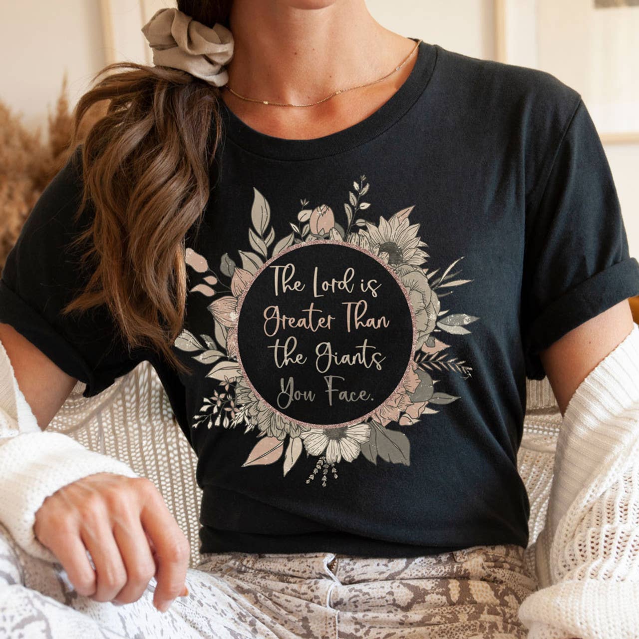 The Lord Is Greater Tee Hoodie, Sweatshirt | PodTeesHub.com