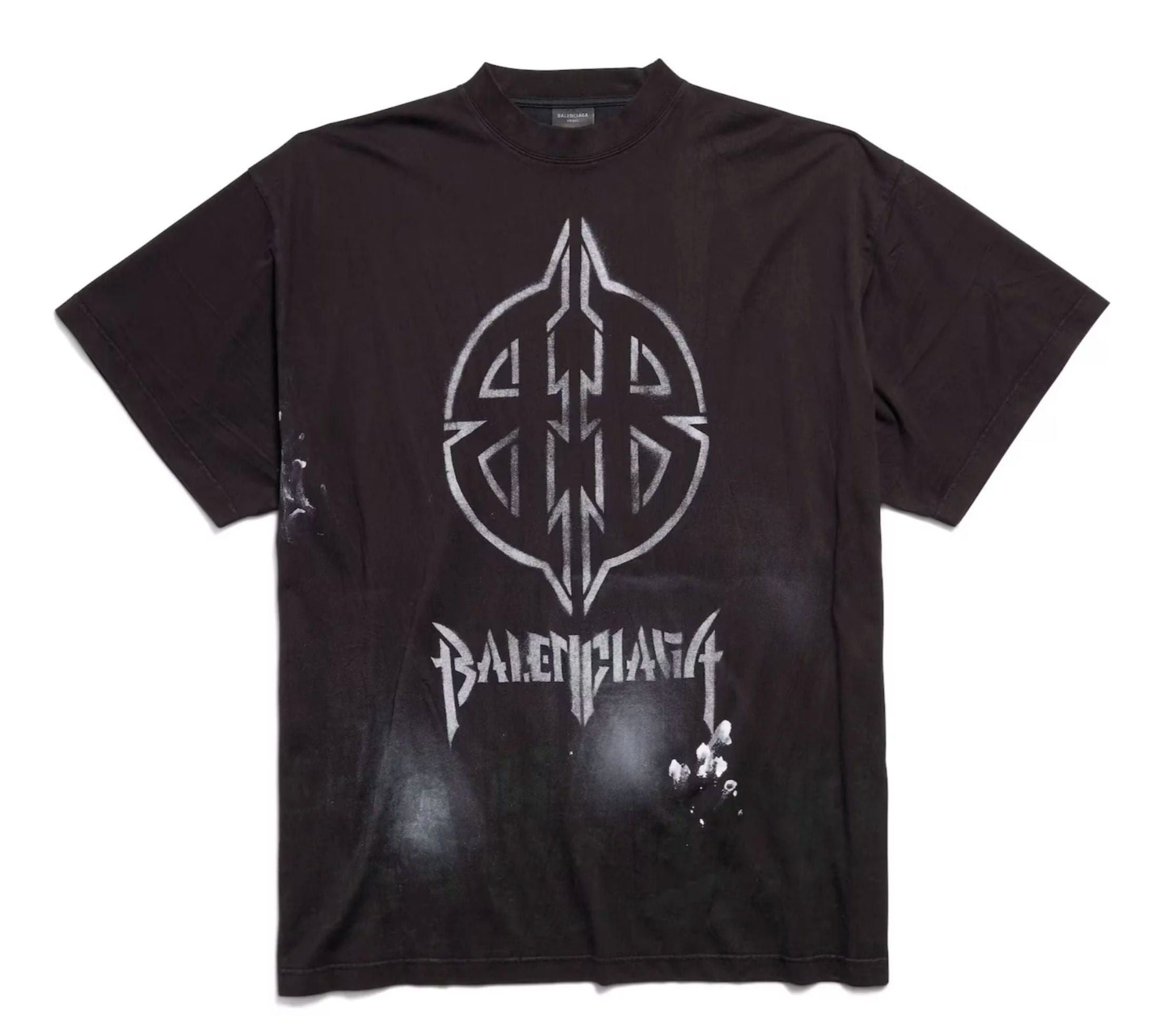 Balenciaga Metal Logo Tee Black Hoodie, Sweatshirt | PodTeesHub.com