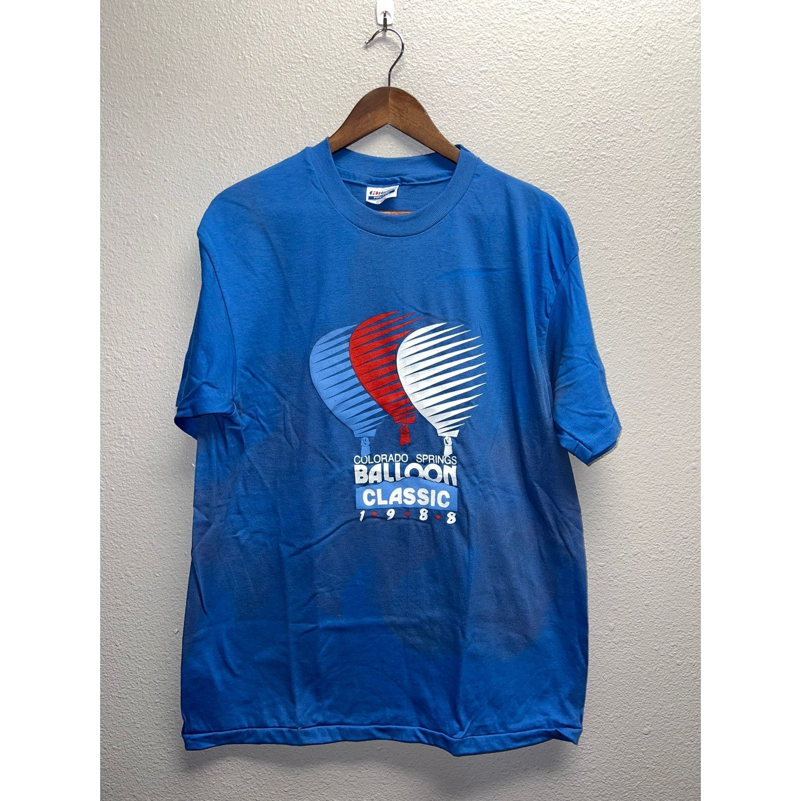 Hanes Vintage Hot Air Balloon Shirt Colorado Springs 1988 Tee 80s Hoodie, Sweatshirt | PodTeesHub.com