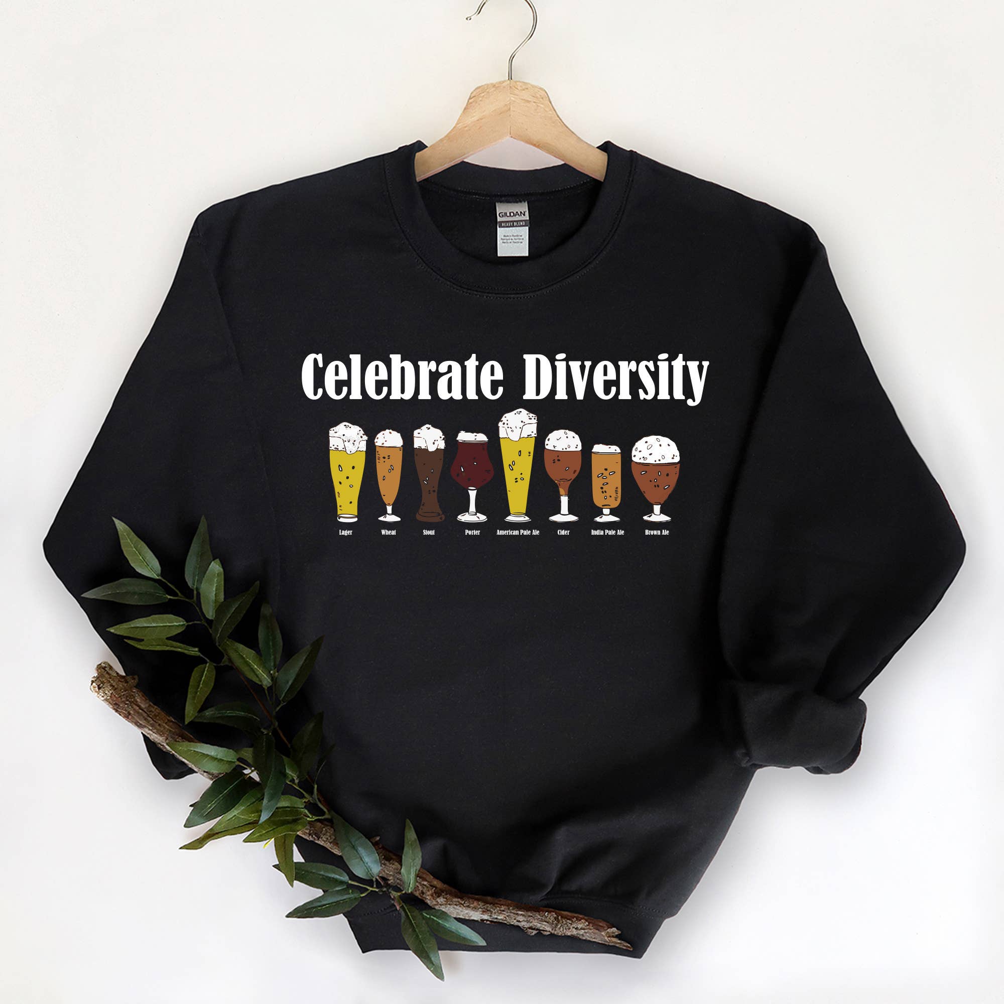 Funny Beer - Celebrate Diversity Hops Ipa Sweatshirt T-Shirts, Hoodie | PodTeesHub.com