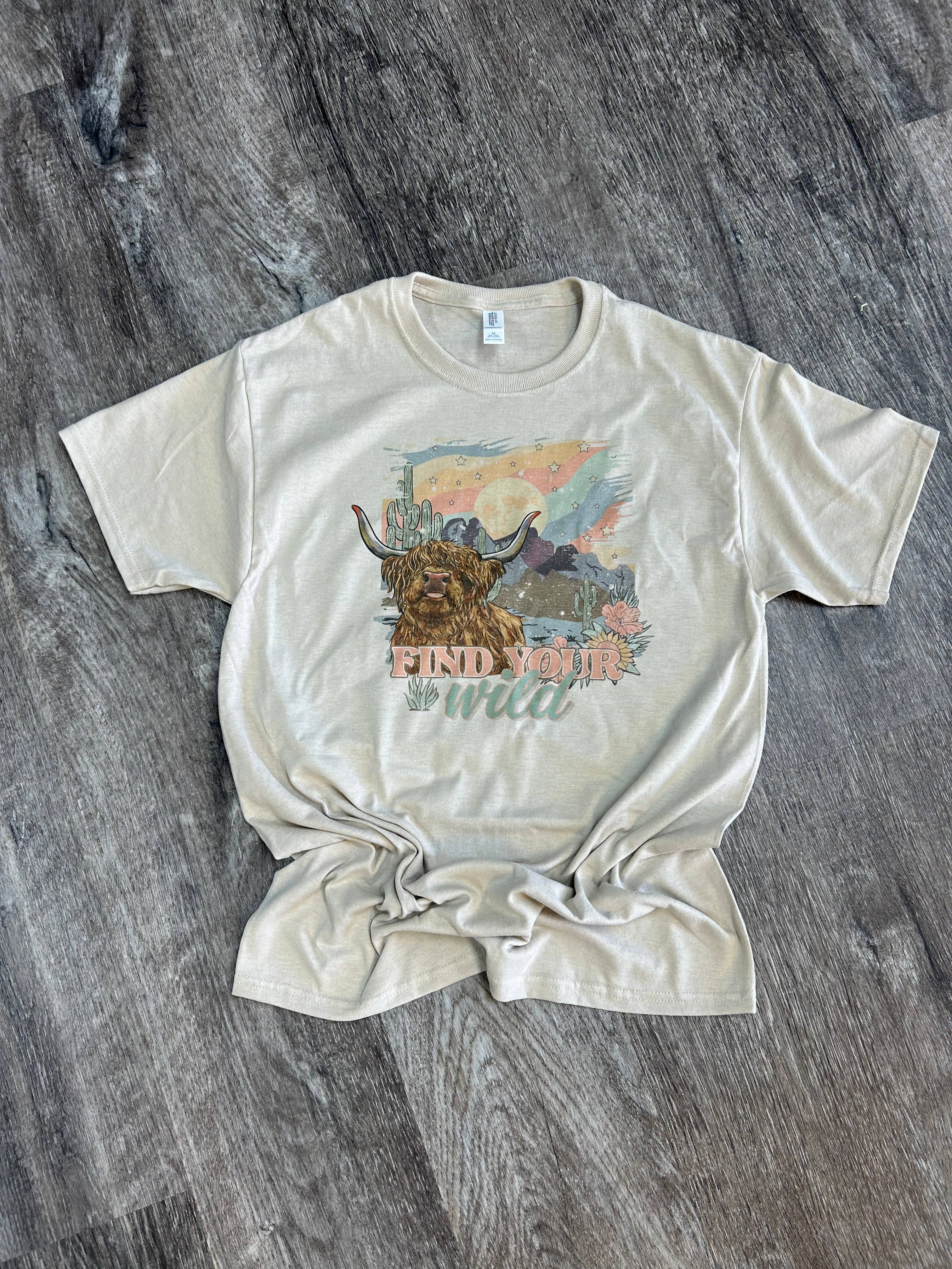 Find Your Wild On Sand Tee Hoodie, Sweatshirt | PodTeesHub.com