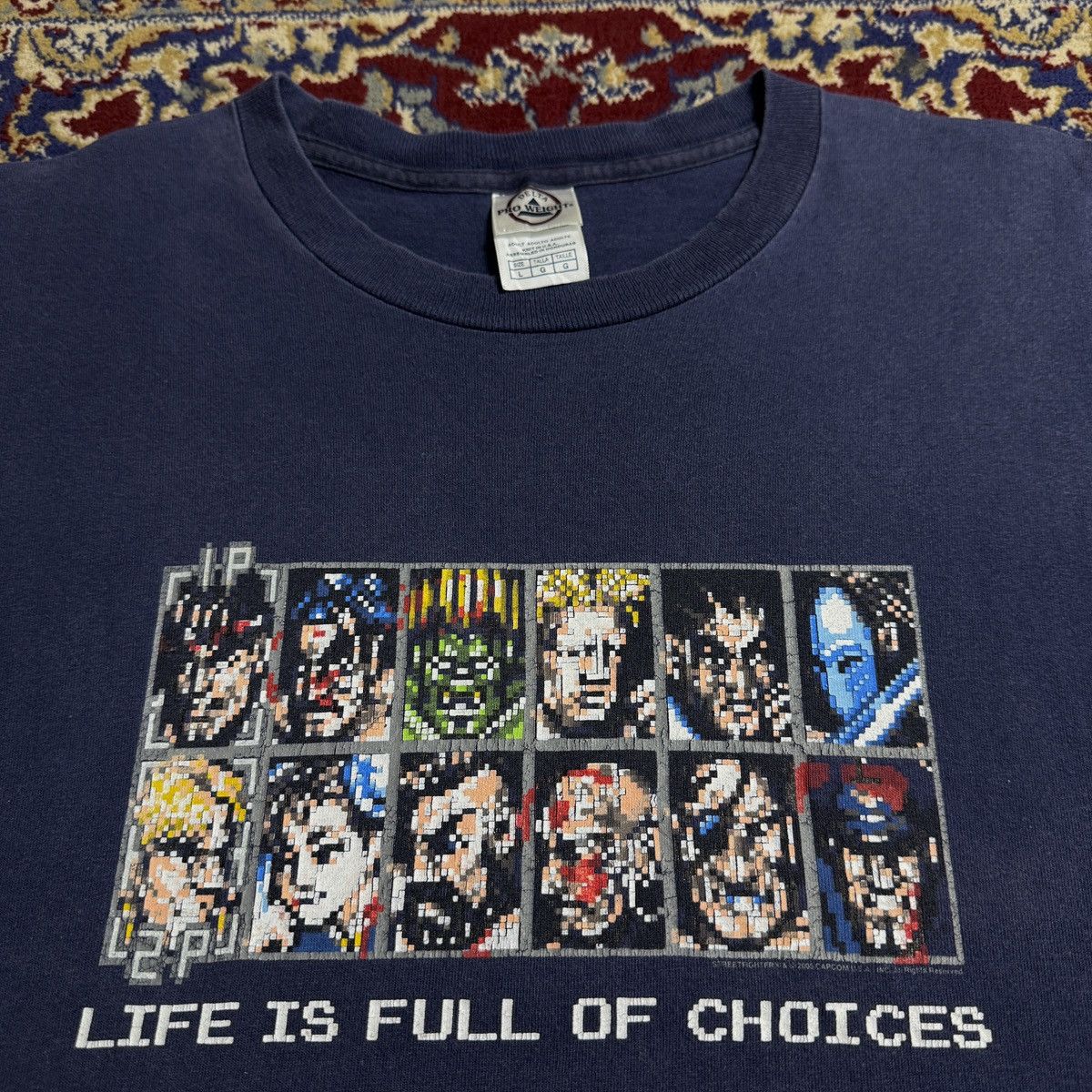 Playstation Vintage 2000s Street Fighter Capcom Video Game Promo Tee Hoodie, Sweatshirt | PodTeesHub.com