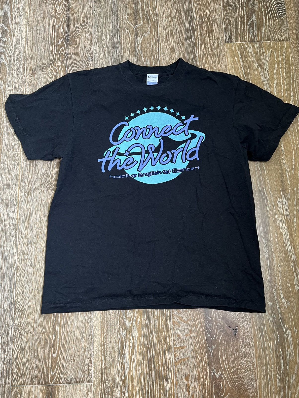 Vintage 2016 Hololive Connect The World 1st English Concert Tee Hoodie, Sweatshirt | PodTeesHub.com