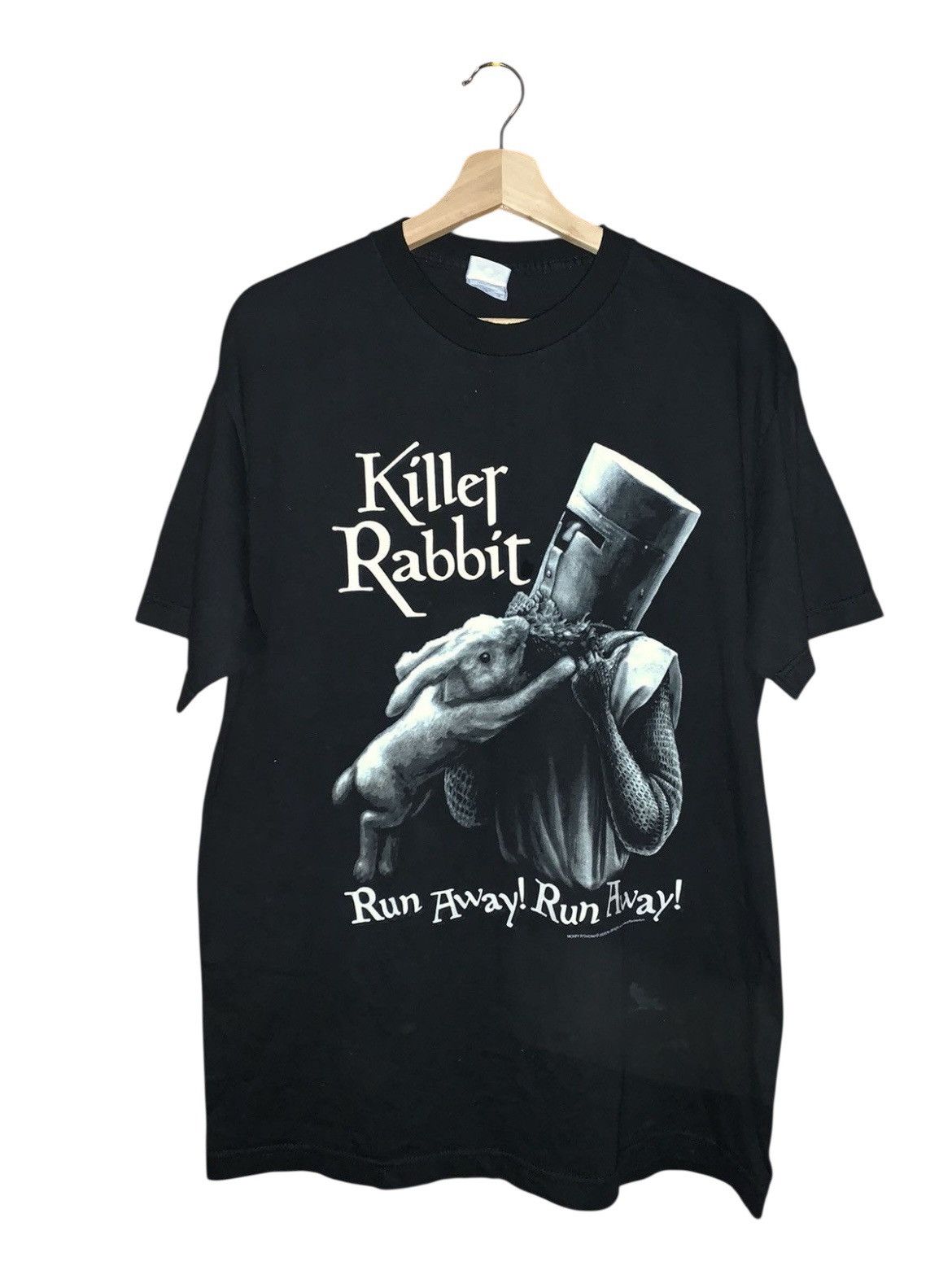 Vintage Monty Phyton Movie T Shirt Killer Rabbit Rare Hoodie, Sweatshirt | PodTeesHub.com